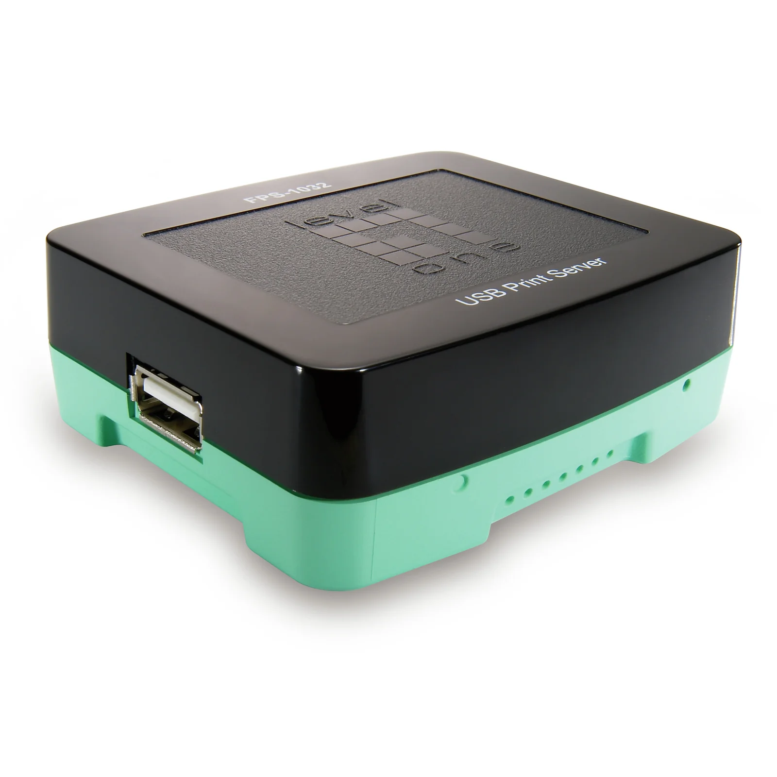 LevelOne FPS-1032 serveur d'impression Ethernet LAN Noir, Vert