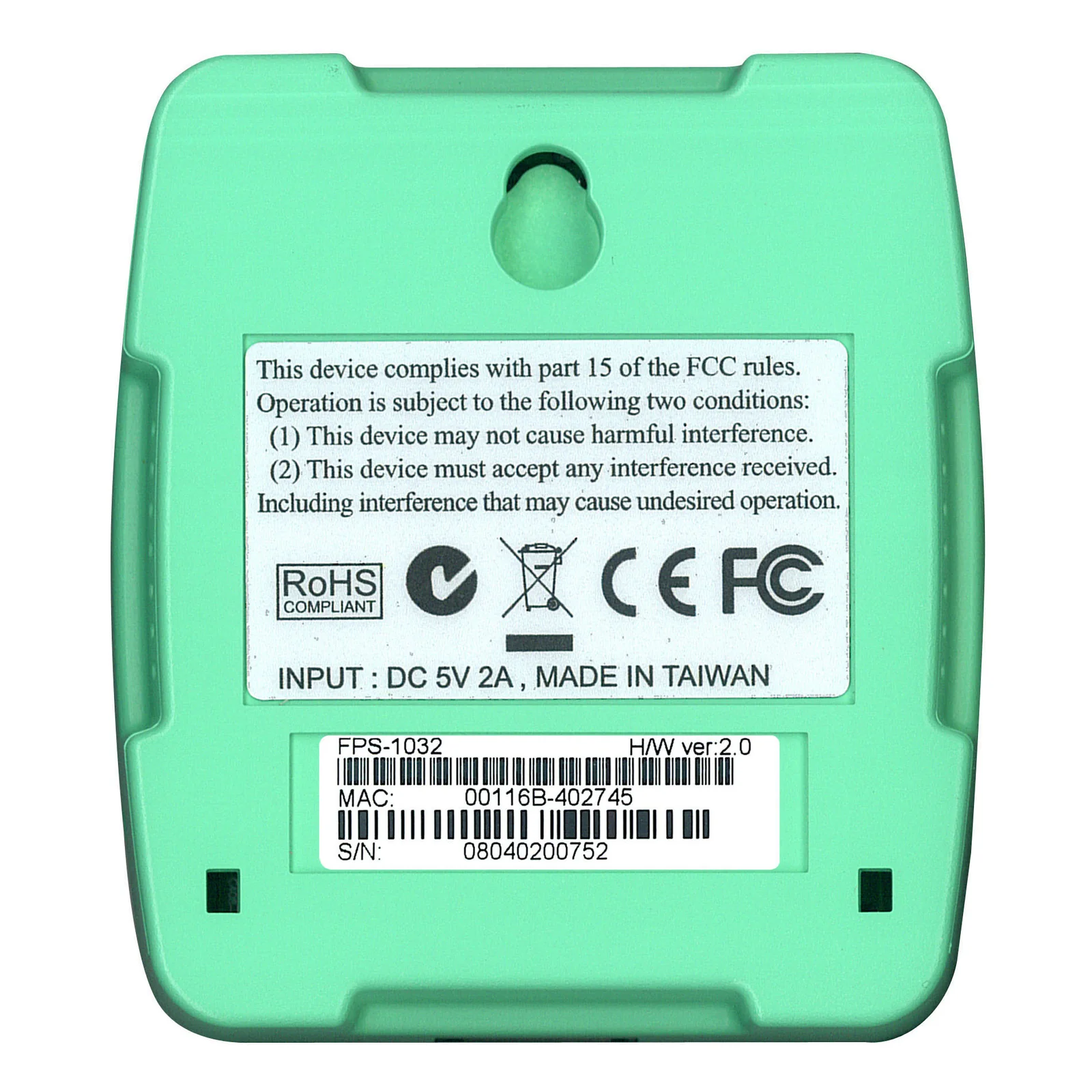 LevelOne FPS-1032 serveur d'impression Ethernet LAN Noir, Vert