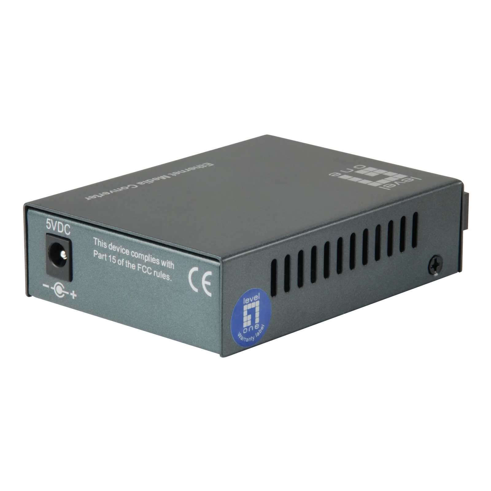 LevelOne FVT-1102 convertisseur de support réseau 100 Mbit/s 1310 nm Monomode Noir