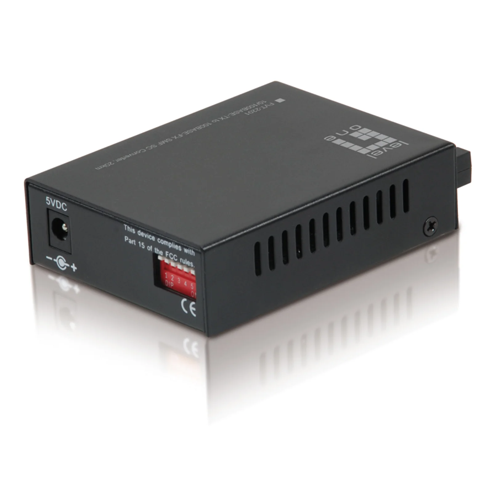LevelOne FVT-2201 convertisseur de support réseau 100 Mbit/s 1310 nm Monomode Noir