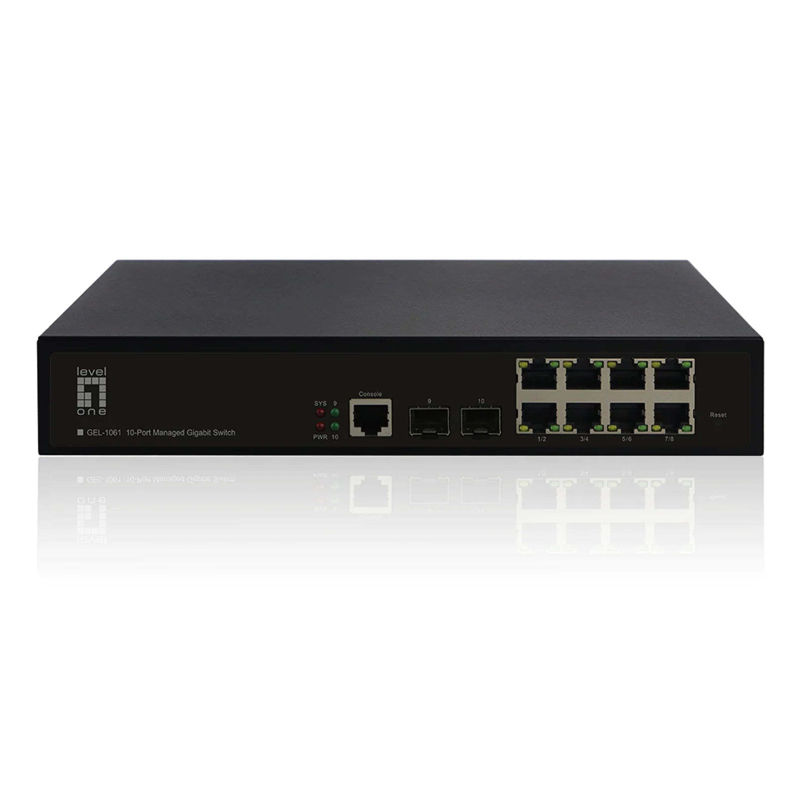 LevelOne GEL-1061 commutateur réseau Géré L2 Gigabit Ethernet (10/100/1000) Noir