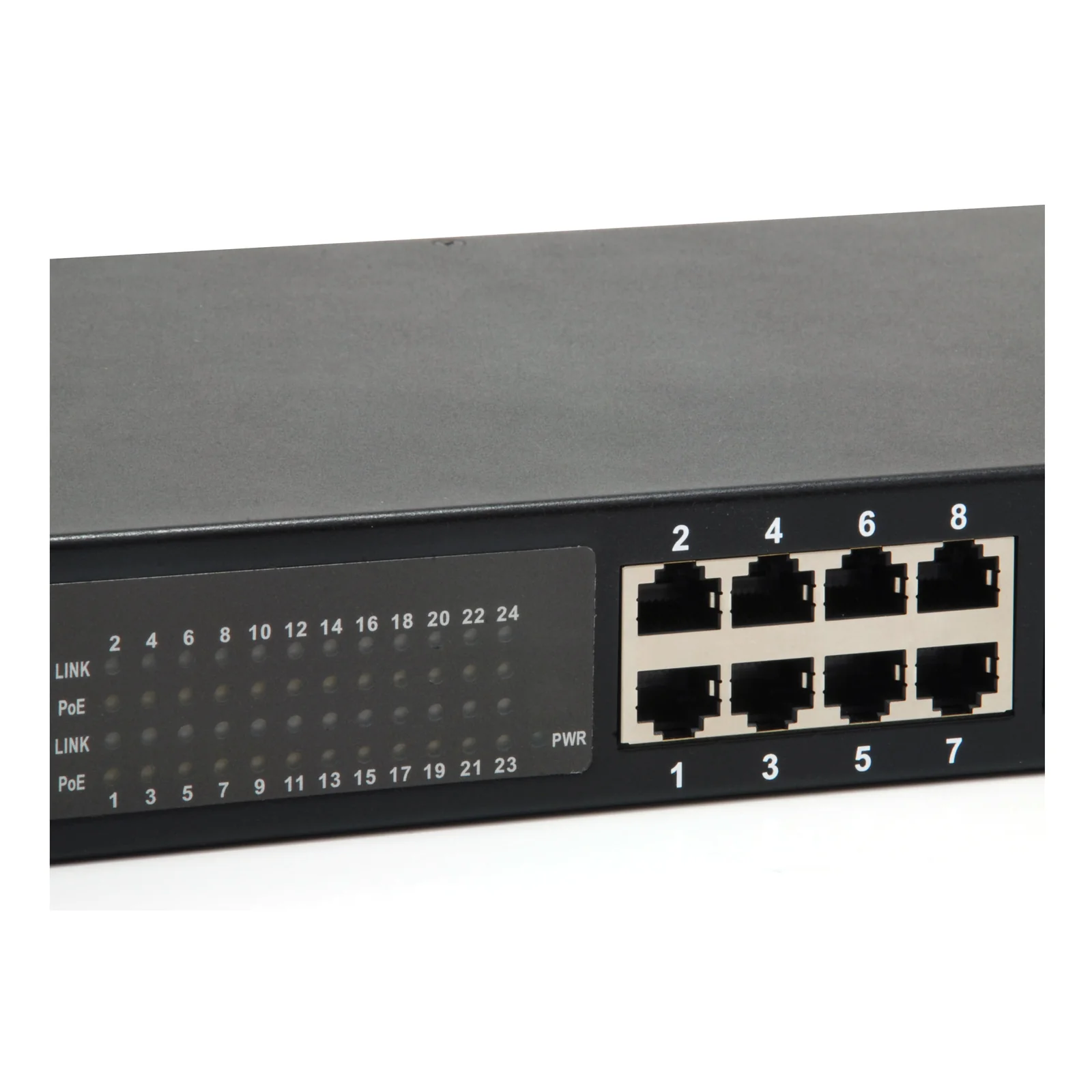 LevelOne GEP-2421W150 commutateur réseau Non-géré Gigabit Ethernet (10/100/1000) Connexion Ethernet, supportant l'alimentation via ce port (PoE) Noir