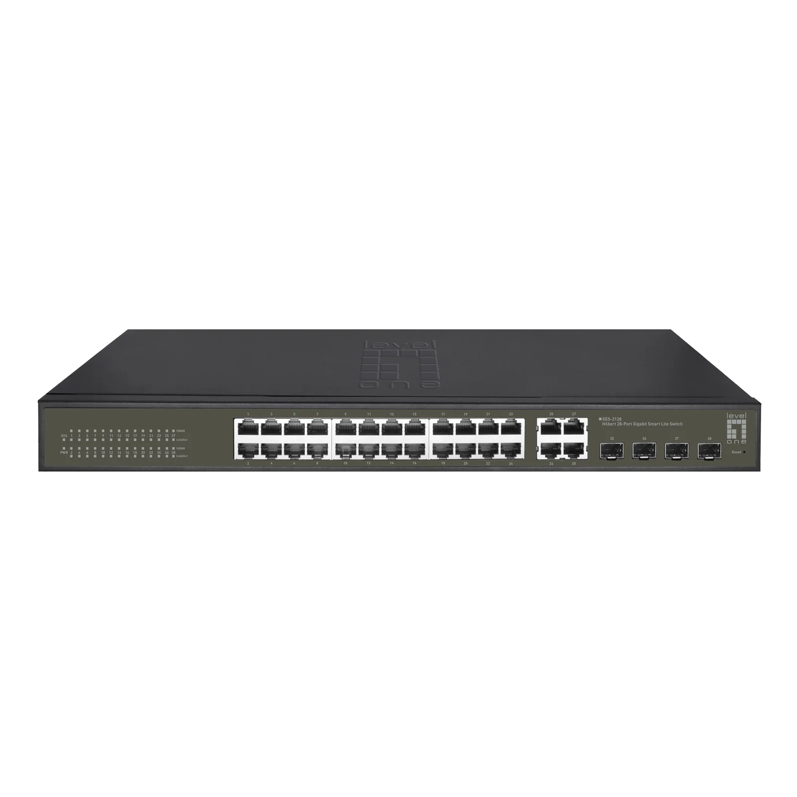 LevelOne GES-2128 commutateur réseau Géré L2 Gigabit Ethernet (10/100/1000) Noir