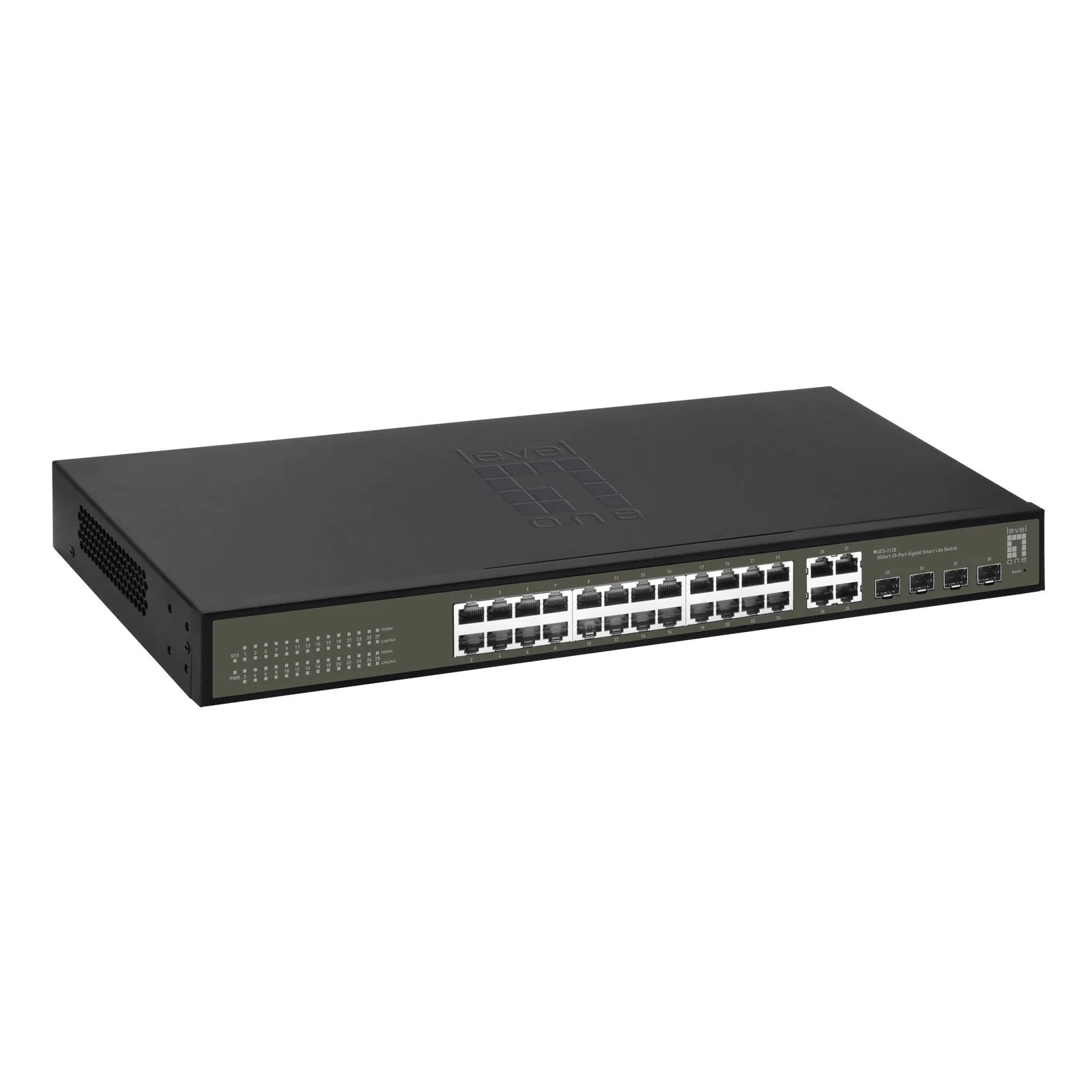 LevelOne GES-2128 commutateur réseau Géré L2 Gigabit Ethernet (10/100/1000) Noir
