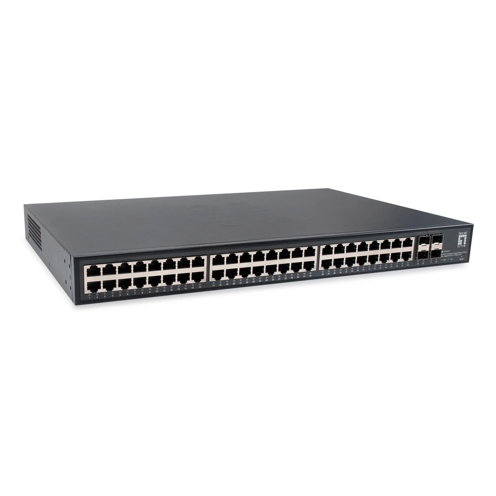 LevelOne GTU-5211 commutateur réseau Non-géré Gigabit Ethernet (10/100/1000) Noir