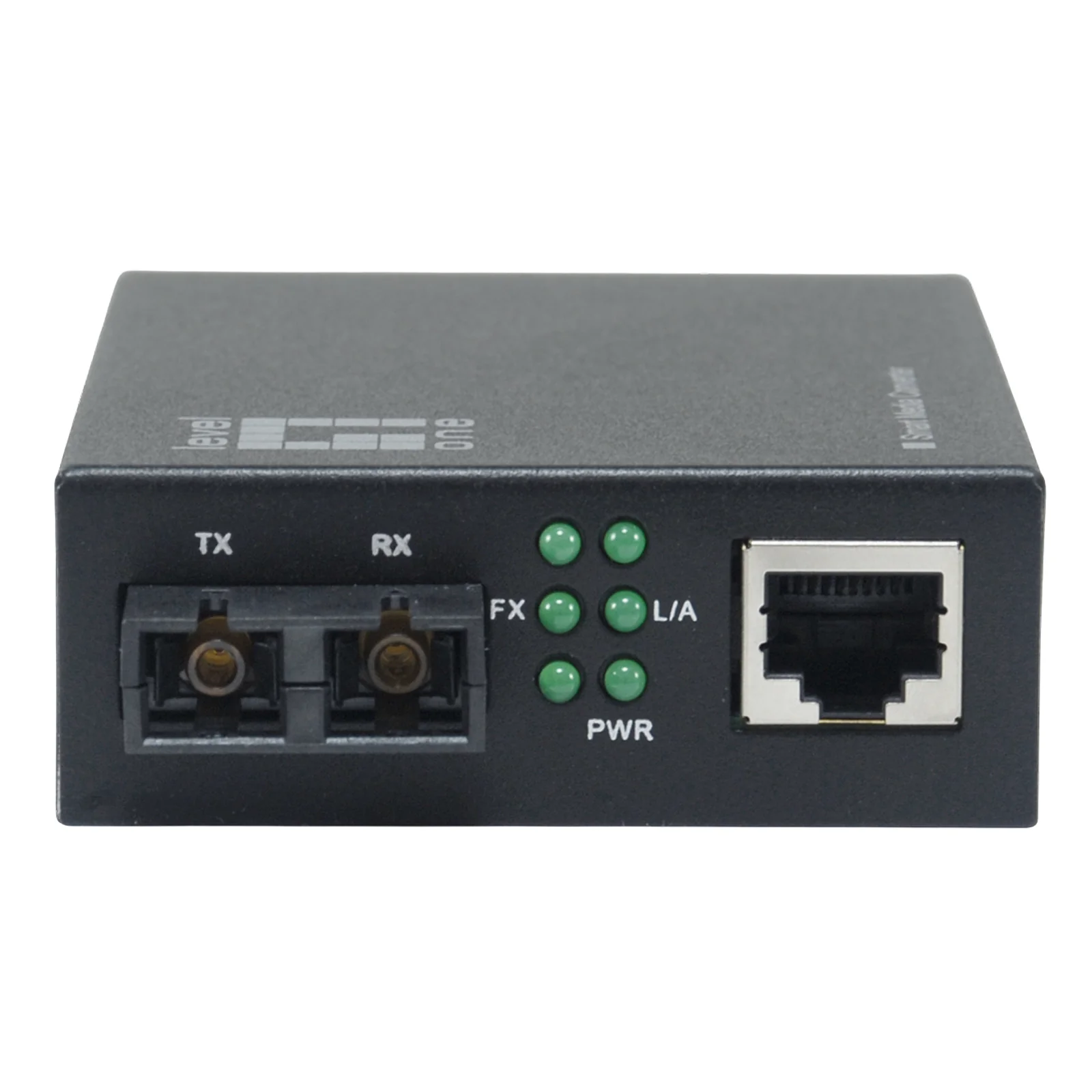 LevelOne GVM-2001 convertisseur de support réseau 1000 Mbit/s 850 nm Multimode Noir
