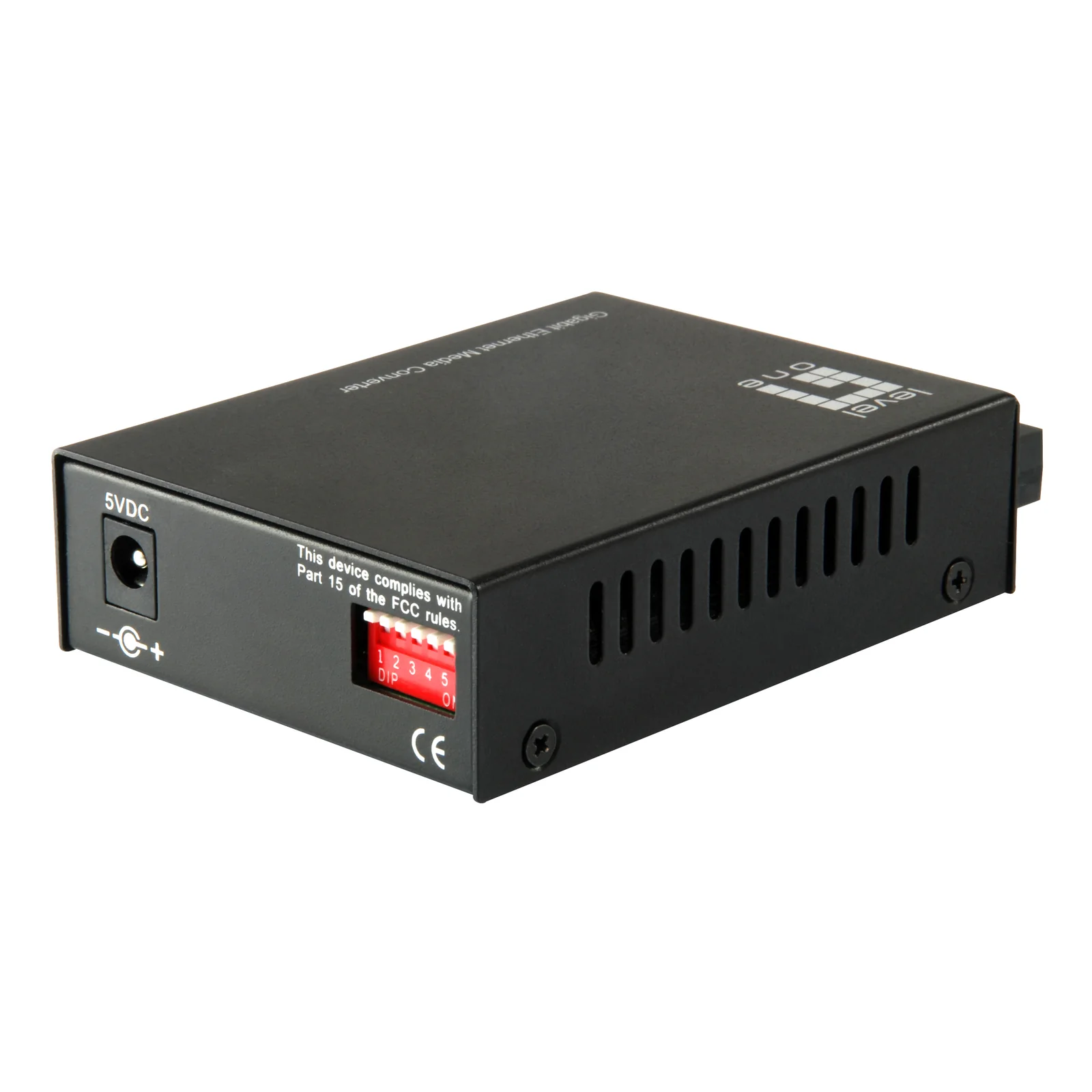LevelOne GVT-2002 convertisseur de support réseau 1000 Mbit/s 1310 nm Monomode Noir