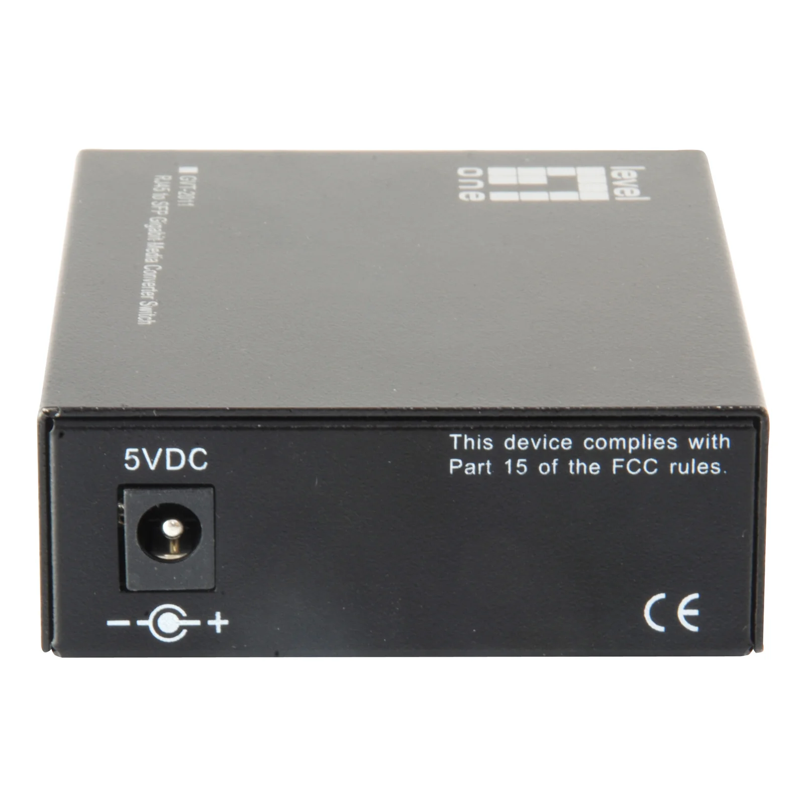 LevelOne GVT-2011 convertisseur de support réseau 1000 Mbit/s Gris