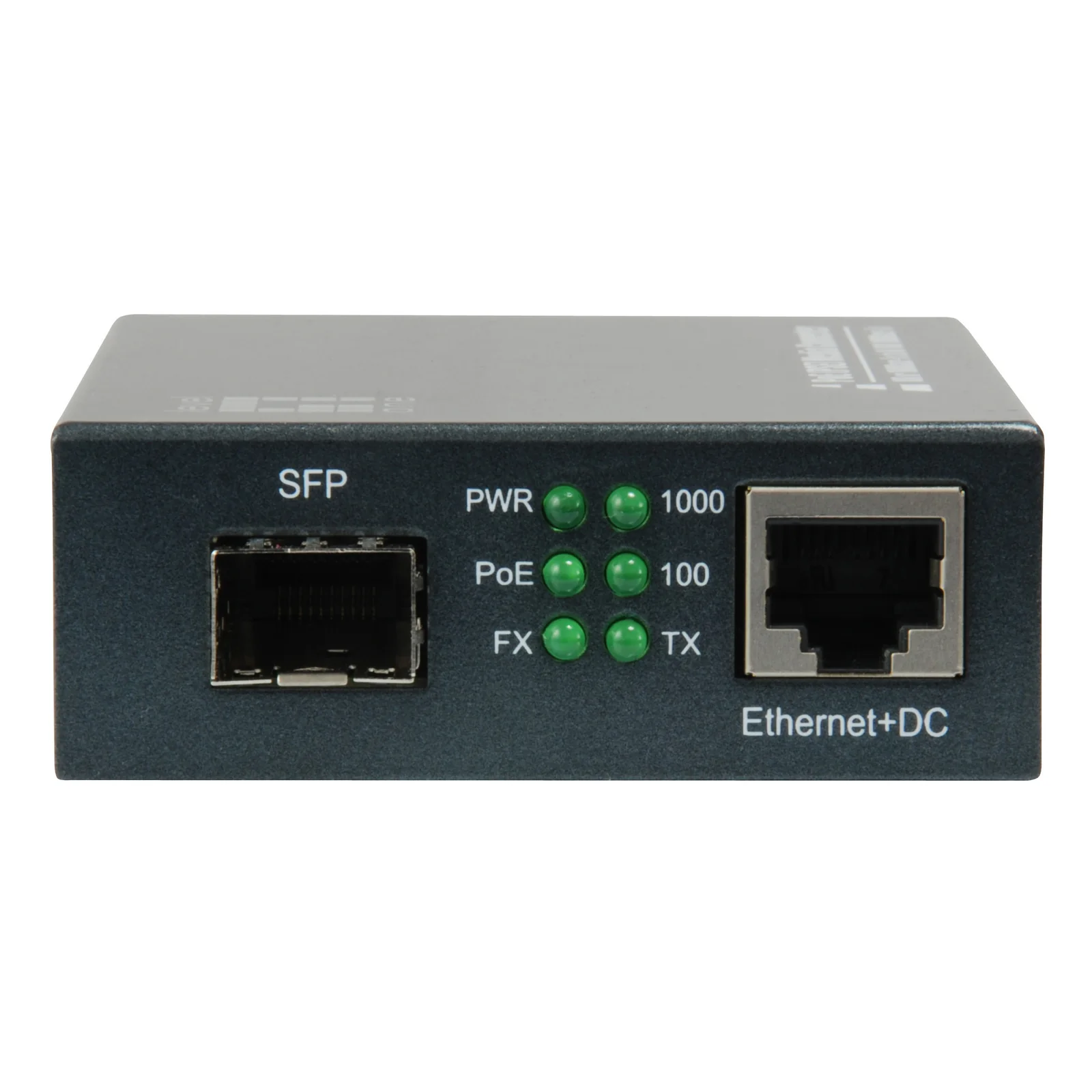 LevelOne GVT-2012 convertisseur de support réseau 1000 Mbit/s Noir