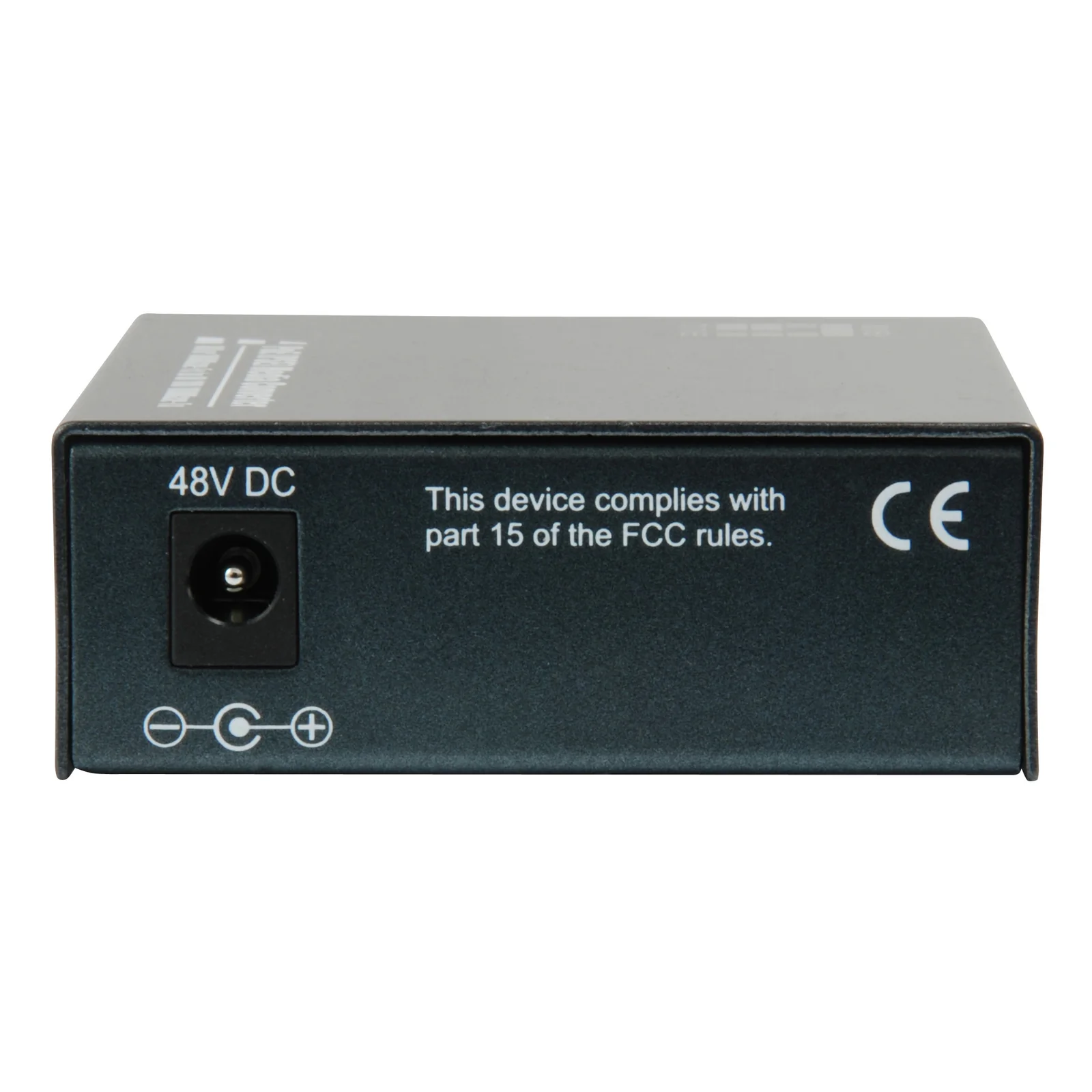 LevelOne GVT-2012 convertisseur de support réseau 1000 Mbit/s Noir