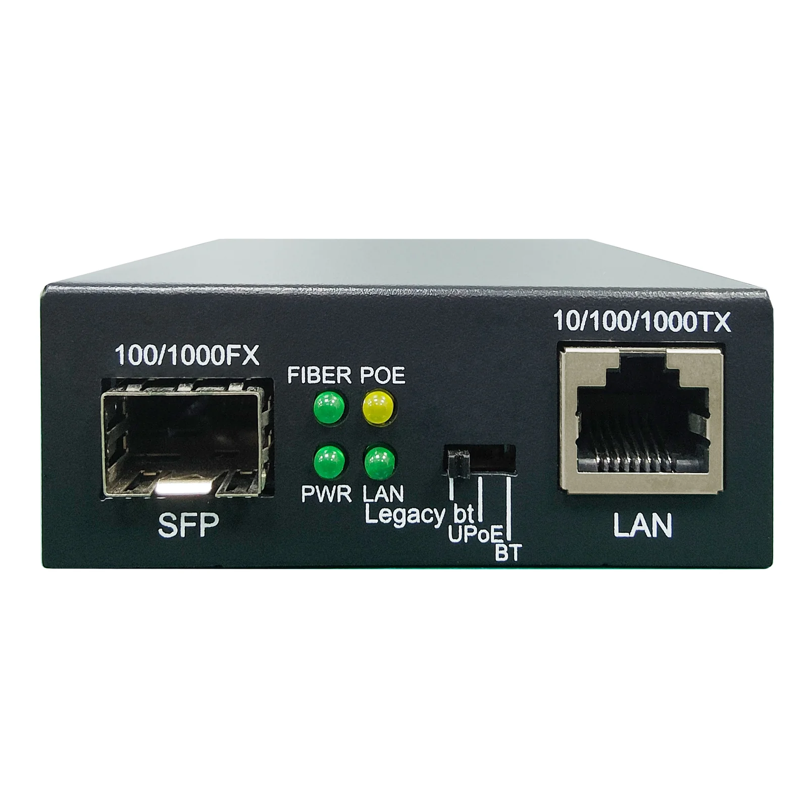 LevelOne GVT-2016 convertisseur de support réseau 1000 Mbit/s Multimode, Monomode Noir