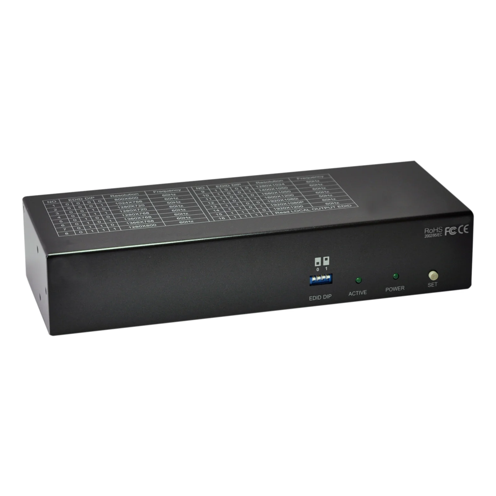 LevelOne HVE-9118T extension audio/video Émetteur AV Noir