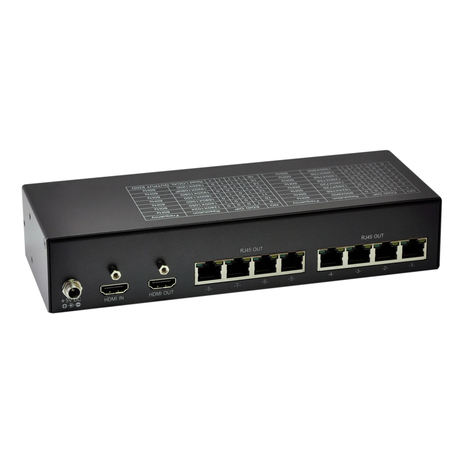 LevelOne HVE-9118T extension audio/video Émetteur AV Noir