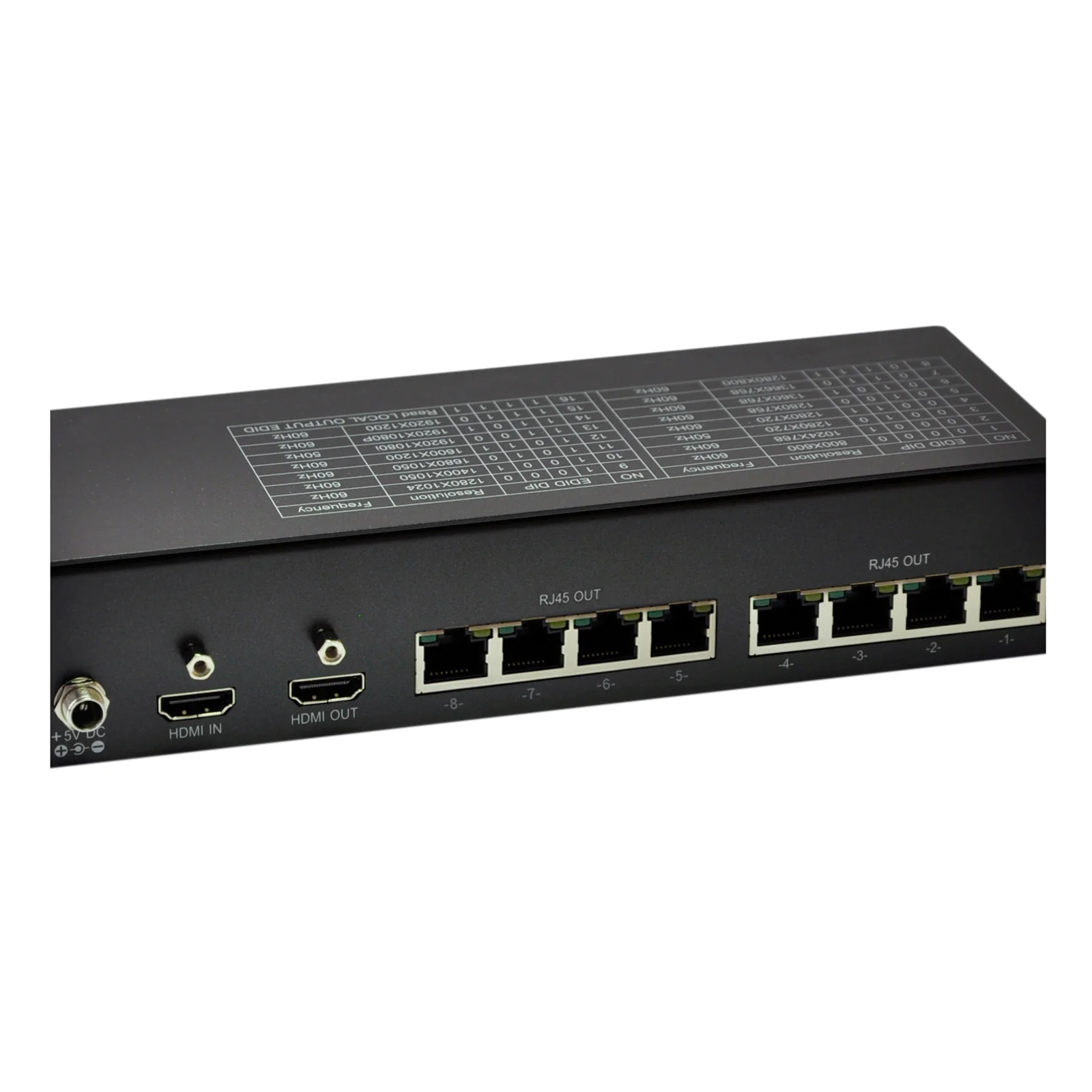 LevelOne HVE-9118T extension audio/video Émetteur AV Noir