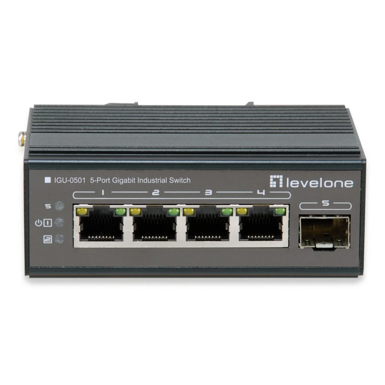 LevelOne IGU-0501 commutateur réseau Gigabit Ethernet (10/100/1000) Noir