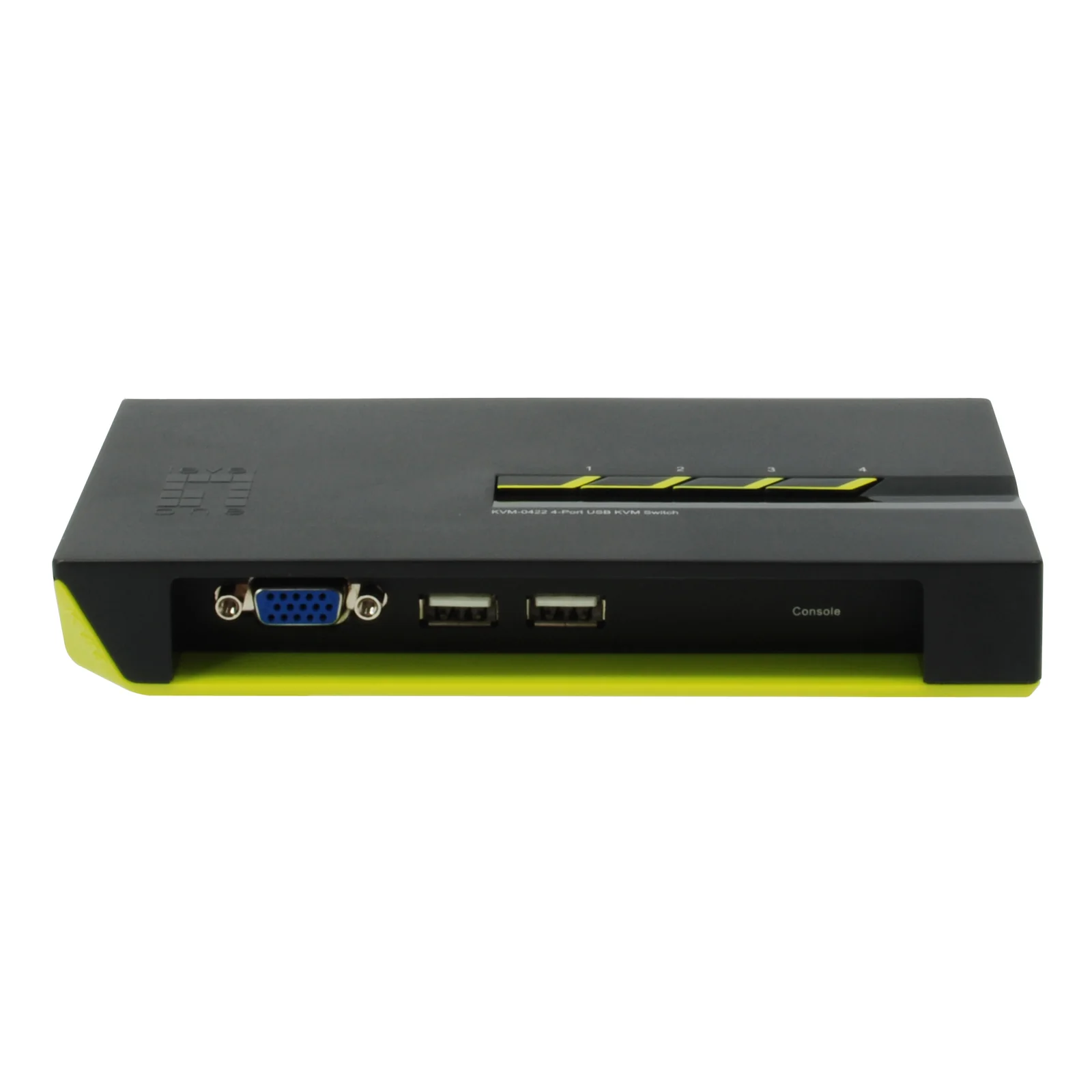 LevelOne KVM-0422 commutateur écran, clavier et souris Noir, Vert