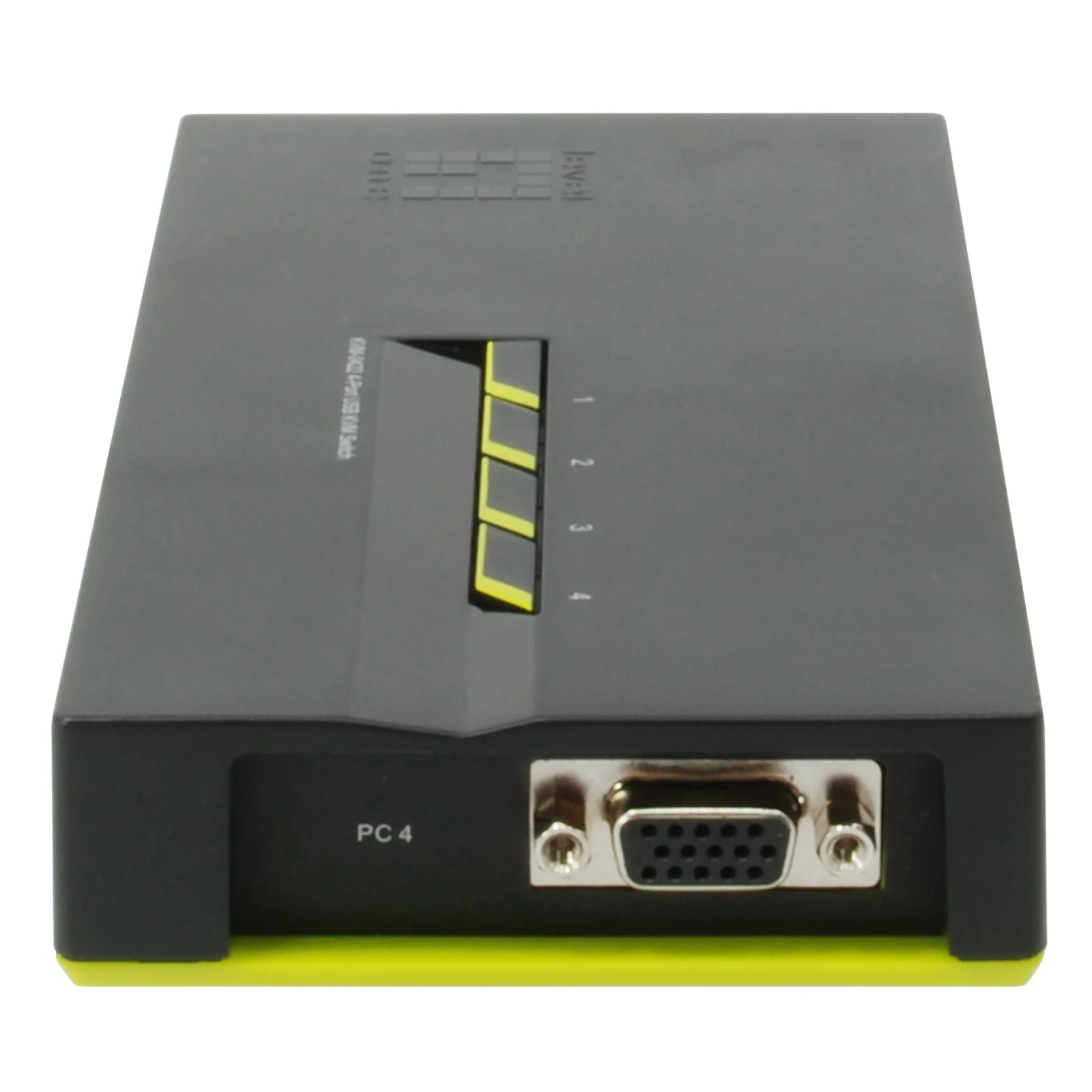 LevelOne KVM-0422 commutateur écran, clavier et souris Noir, Vert