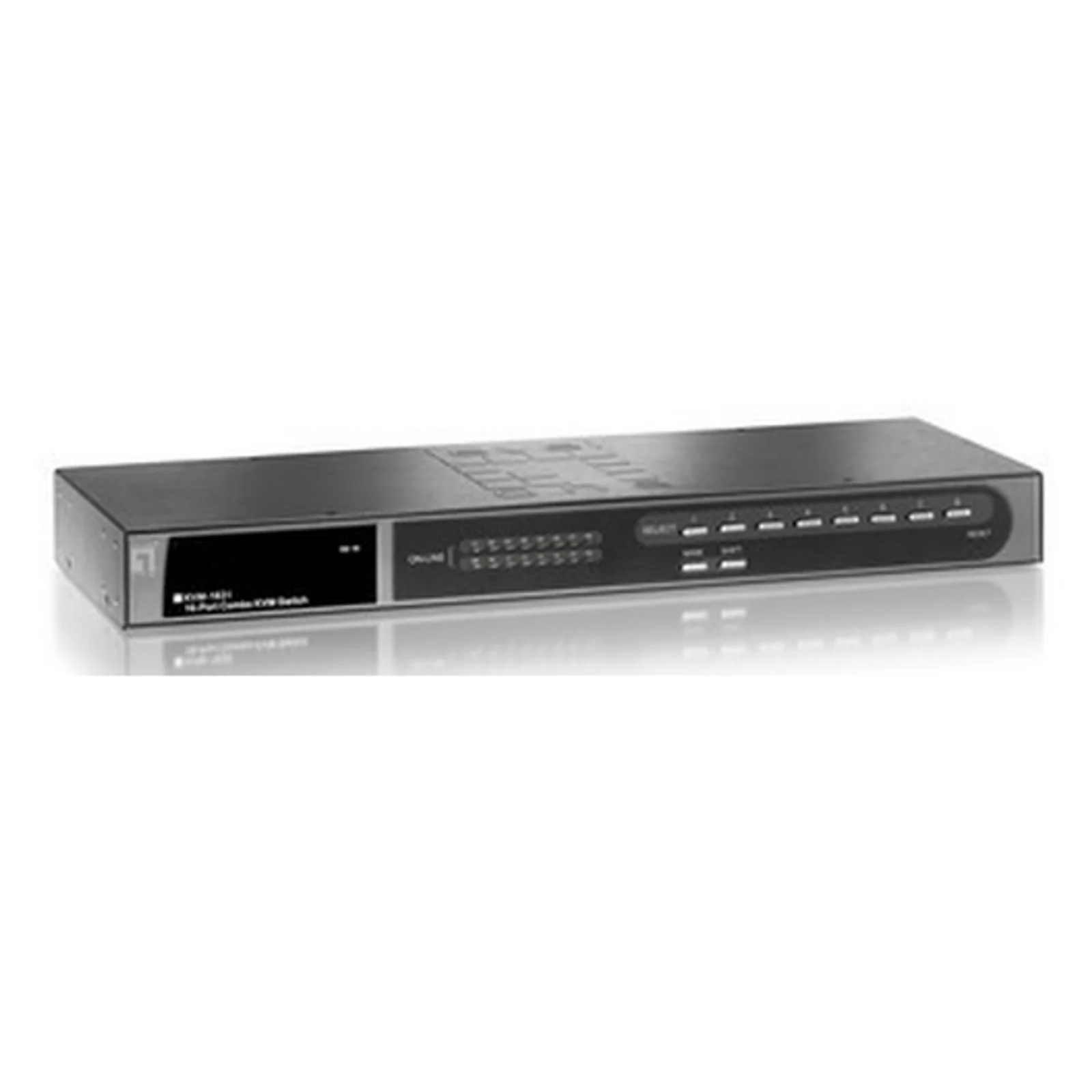 LevelOne KVM-1631 commutateur écran, clavier et souris Grille de montage Noir