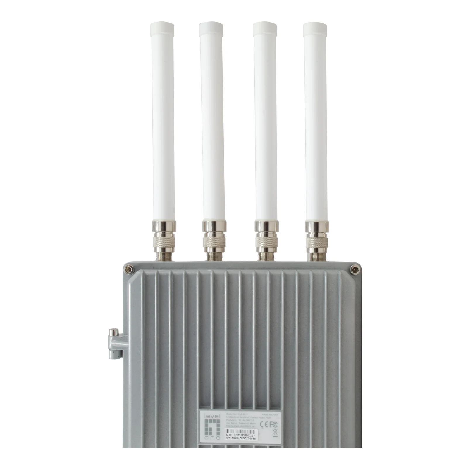 LevelOne OAN-4058 antenne Antenne omni-directionnelle Type-N 8 dBi