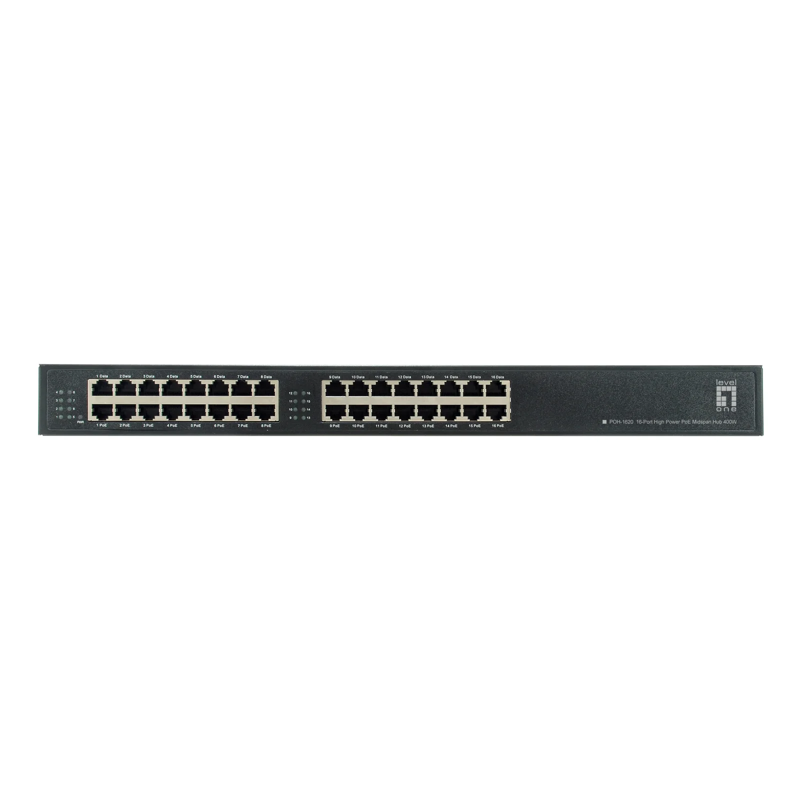LevelOne POH-1620 adaptateur et injecteur PoE Fast Ethernet, Gigabit Ethernet