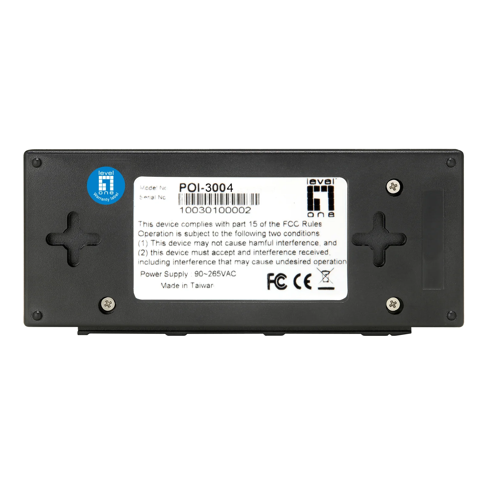 LevelOne POI-3004 adaptateur et injecteur PoE Gigabit Ethernet 52 V