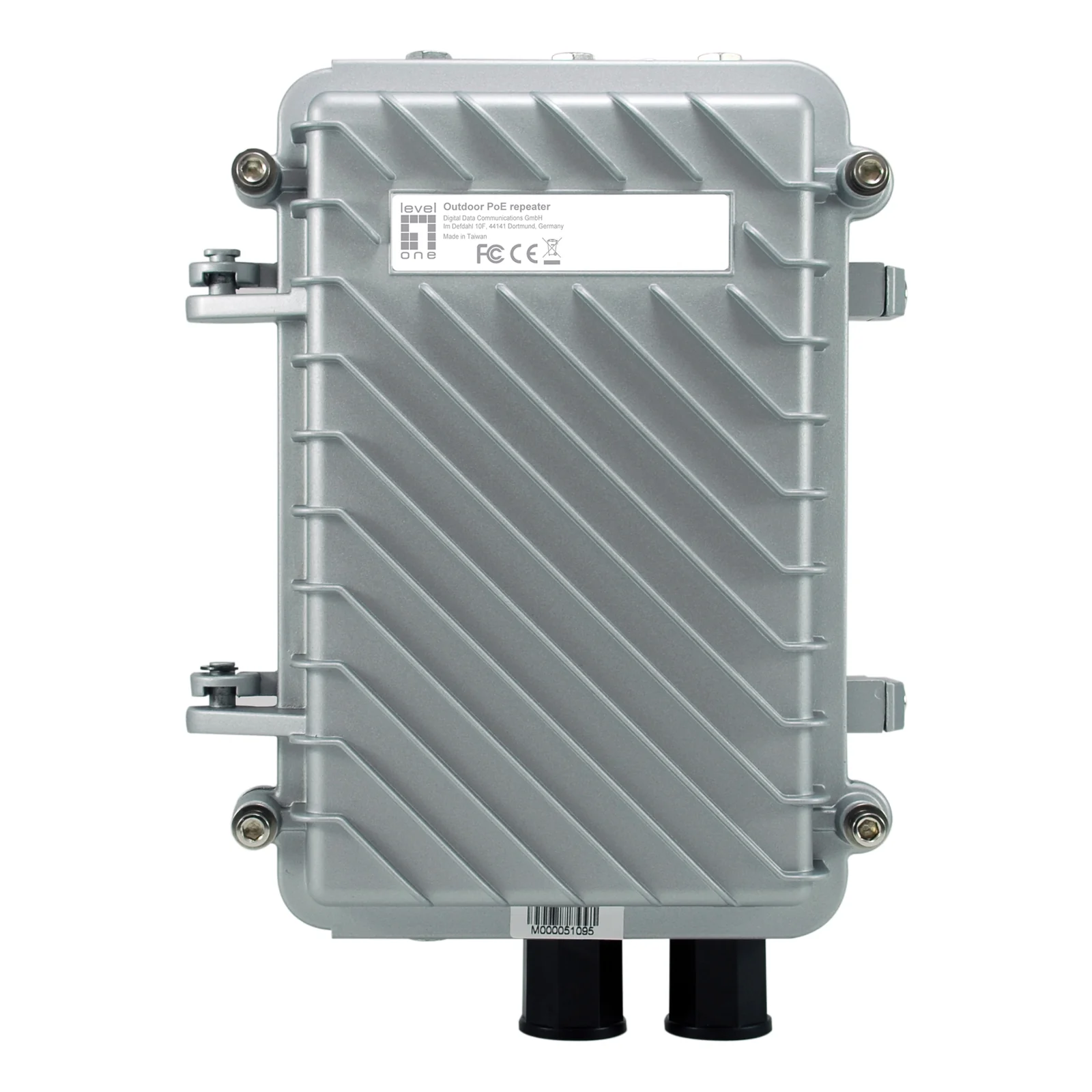 LevelOne POR-1100 prolongateur réseau Répéteur réseau Argent