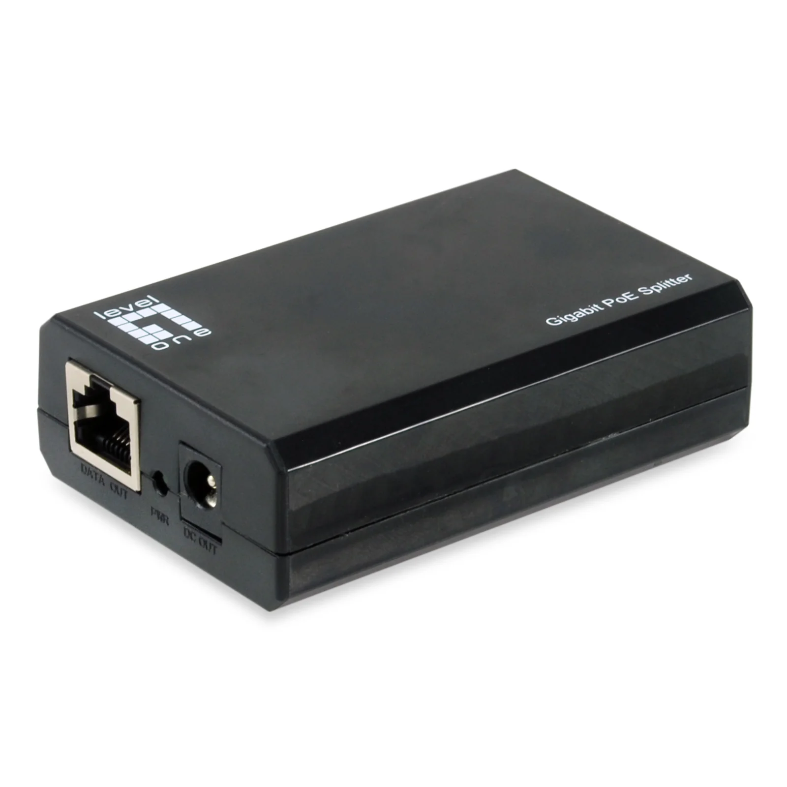 LevelOne POS-5000 séparateur voix-données Connexion Ethernet, supportant l'alimentation via ce port (PoE) Noir