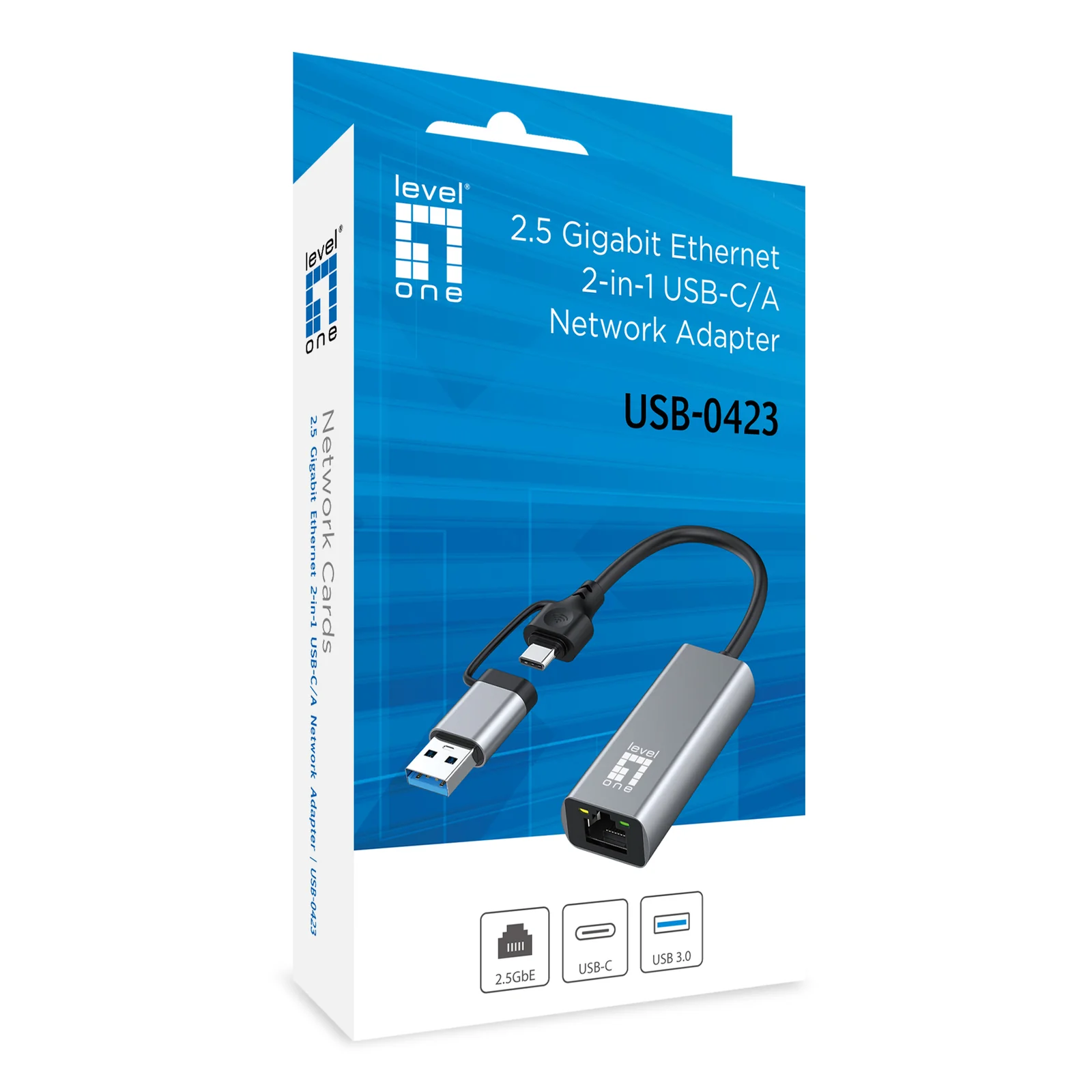 LevelOne USB-0423 carte réseau Ethernet 2500 Mbit/s