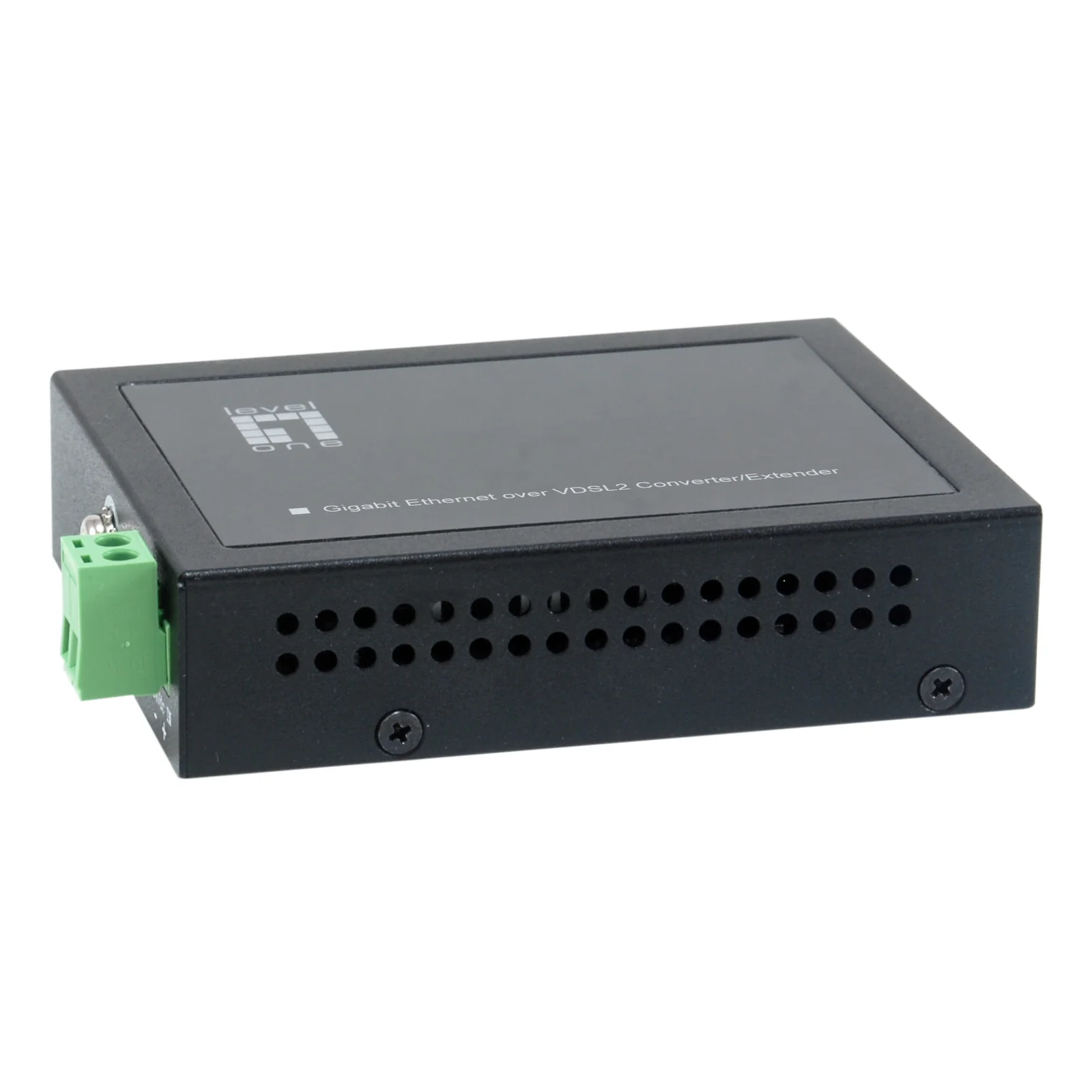 LevelOne VDS-2201 convertisseur de support réseau 1000 Mbit/s Noir