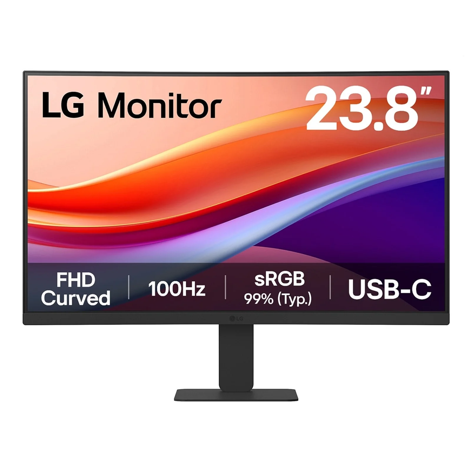 24U421A-B écran plat de PC 60,5 cm (23.8") 1920 x 1080 pixels Full HD LED Noir