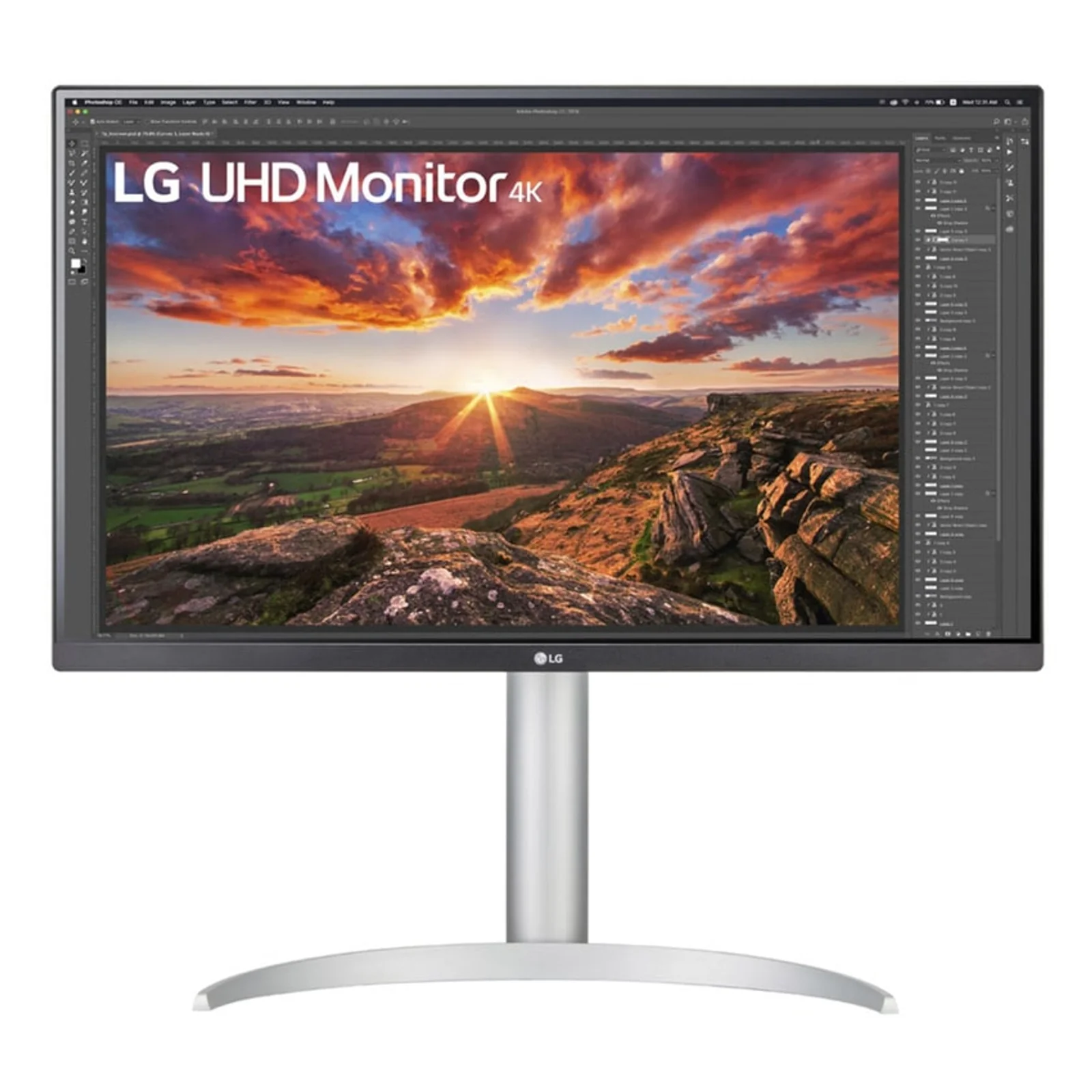 27UP850K-W.AEU monitor écran plat de PC 68,6 cm (27") 3840 x 2160 pixels 4K Ultra HD LED Noir
