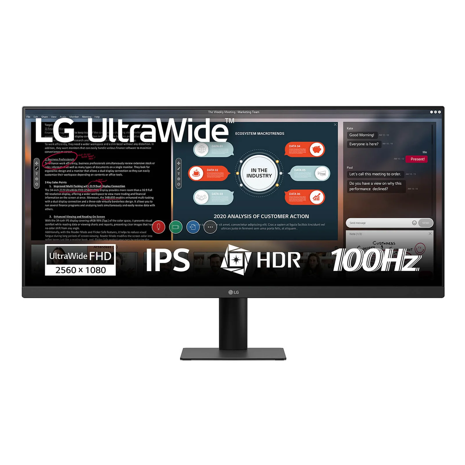 29U511A-B écran plat de PC 73,7 cm (29") 2560 x 1080 pixels WFHD LCD Noir