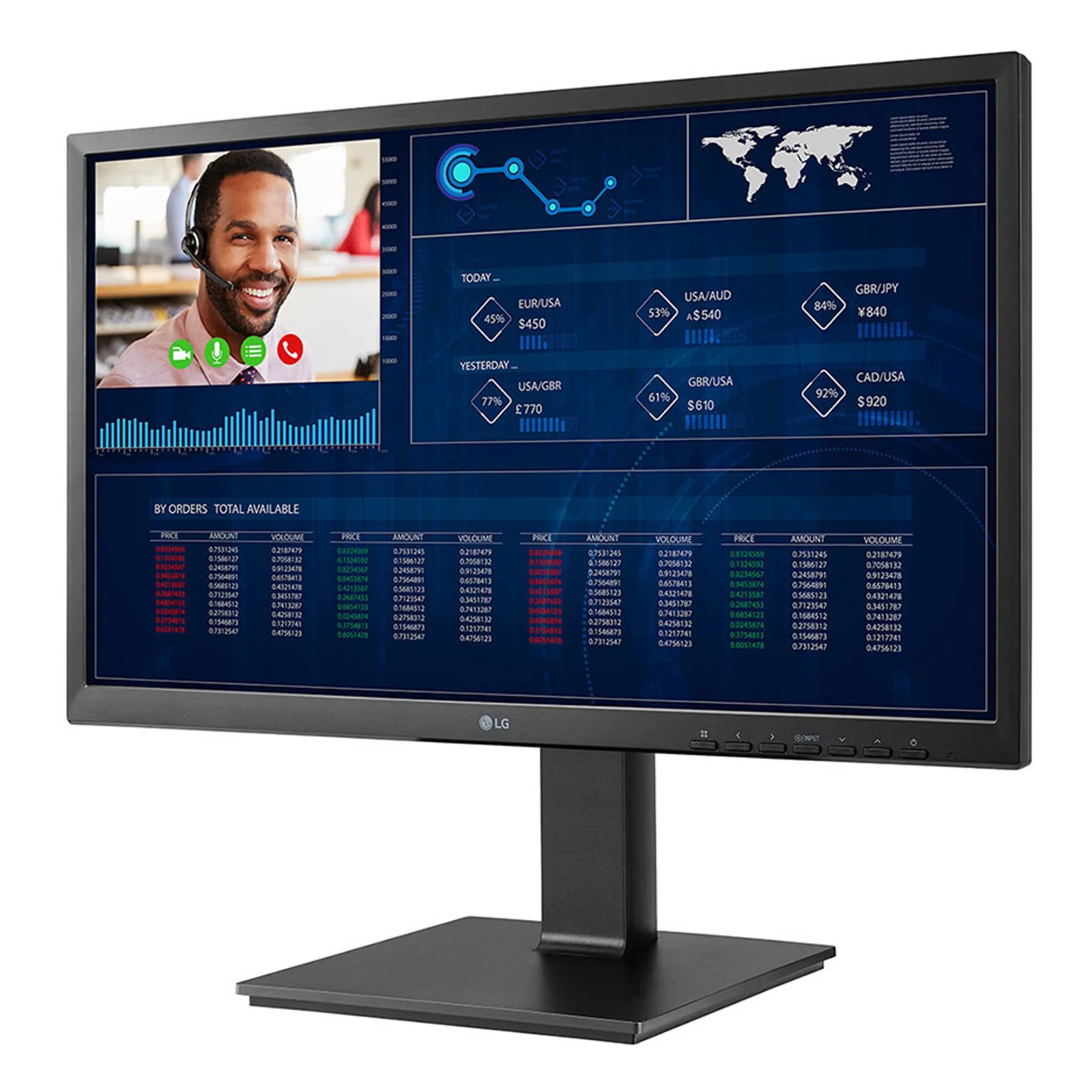 LG 24CQ651W-BP Intel® Pentium® N6005 60,5 cm (23.8") 1920 x 1080 pixels PC All-in-One 8 Go DDR4-SDRAM 256 Go SSD Windows 10 IoT Enterprise Wi-Fi 6 (802.11ax) Noir