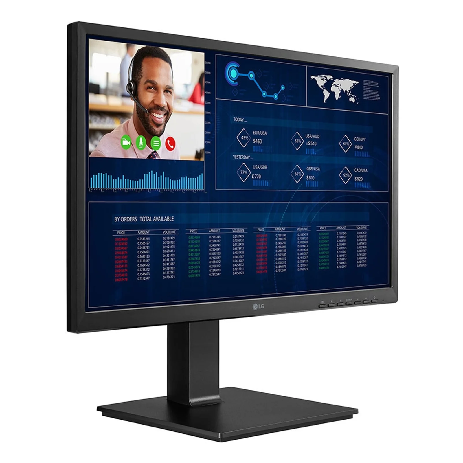 LG 24CQ651W-BP Intel® Pentium® N6005 60,5 cm (23.8") 1920 x 1080 pixels PC All-in-One 8 Go DDR4-SDRAM 256 Go SSD Windows 10 IoT Enterprise Wi-Fi 6 (802.11ax) Noir