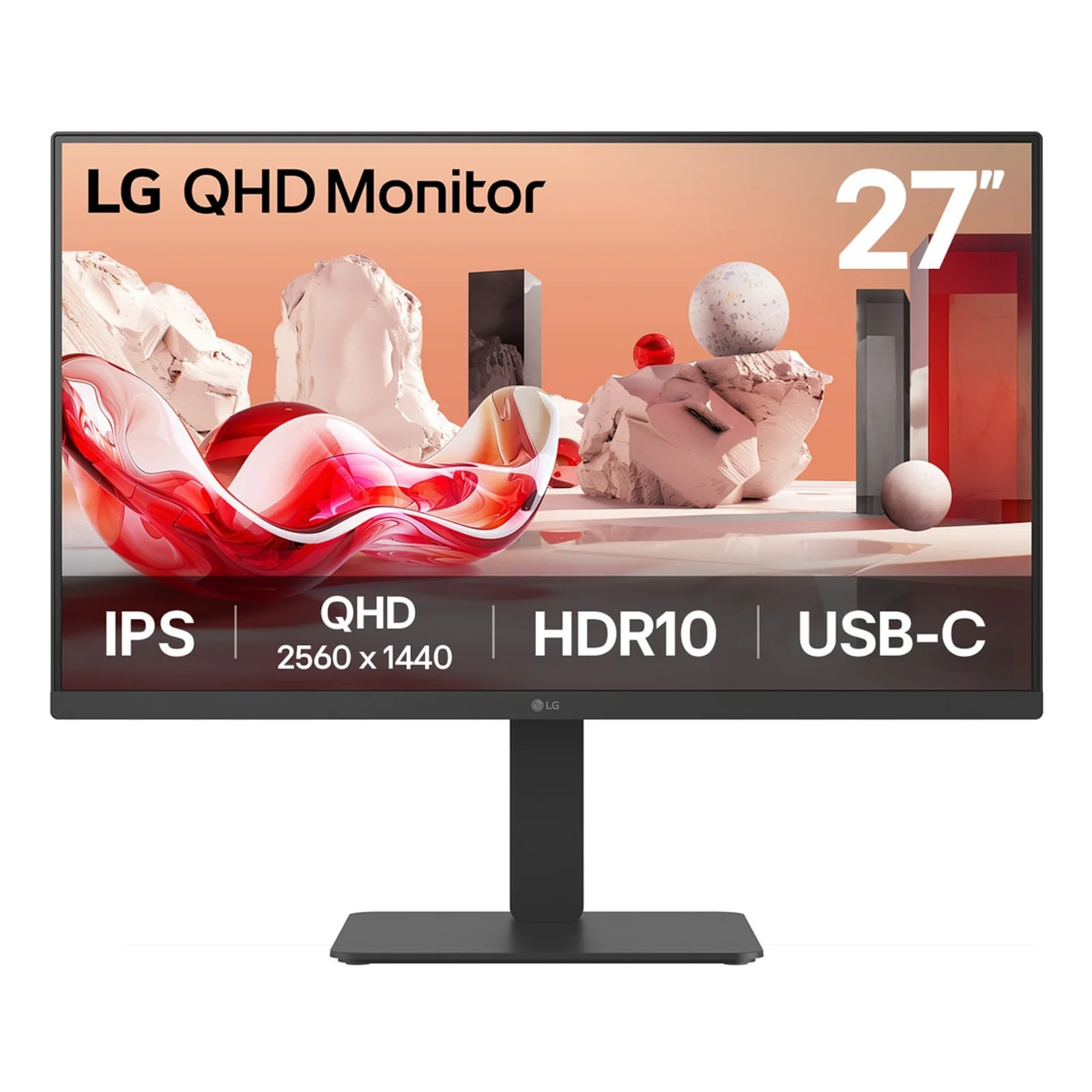 27BA65QB-B.AEU écran plat de PC 68,6 cm (27") 2560 x 1440 pixels Wide Quad HD LED Noir