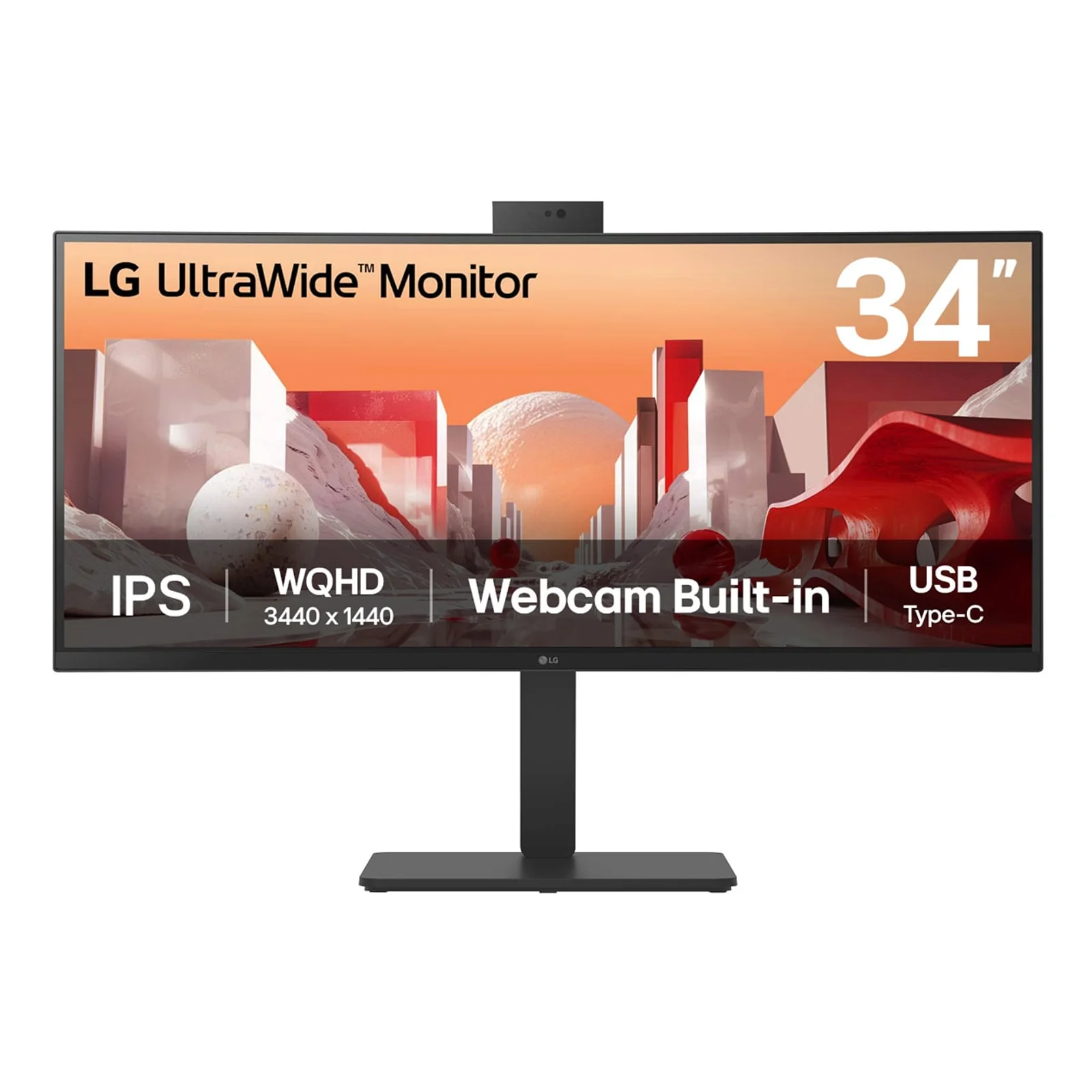 34BA85QE-B écran plat de PC 86,4 cm (34") 3440 x 1440 pixels Wide Quad HD LCD Noir