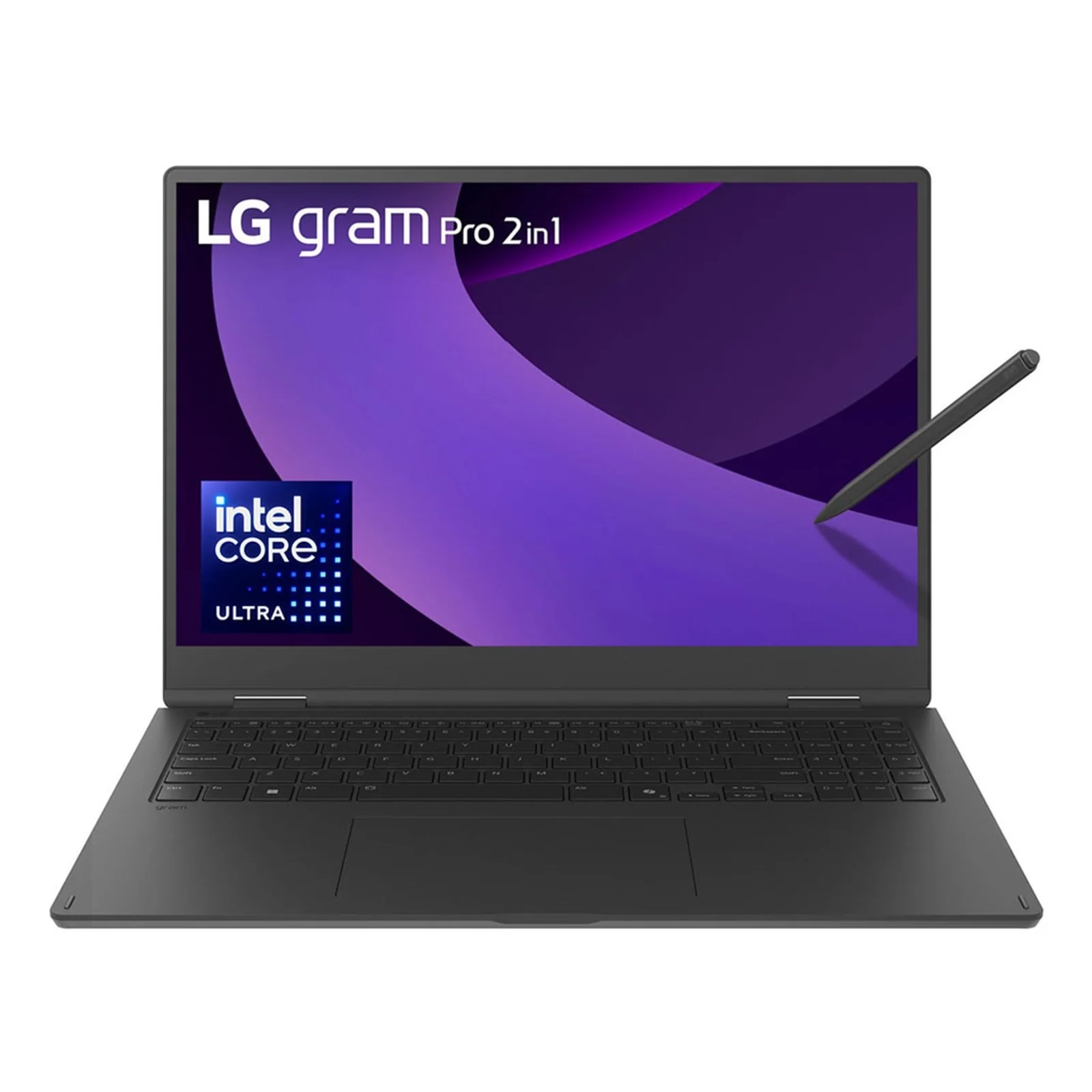 Gram Pro 16TB90TP Intel Core Ultra 7 255H Hybride (2-en-1) 40,6 cm (16") Écran tactile WQXGA+ 16 Go LPDDR5x-SDRAM 1 To SSD Wi-Fi 7 (802.11be) Windows 11 Pro Allemand Noir