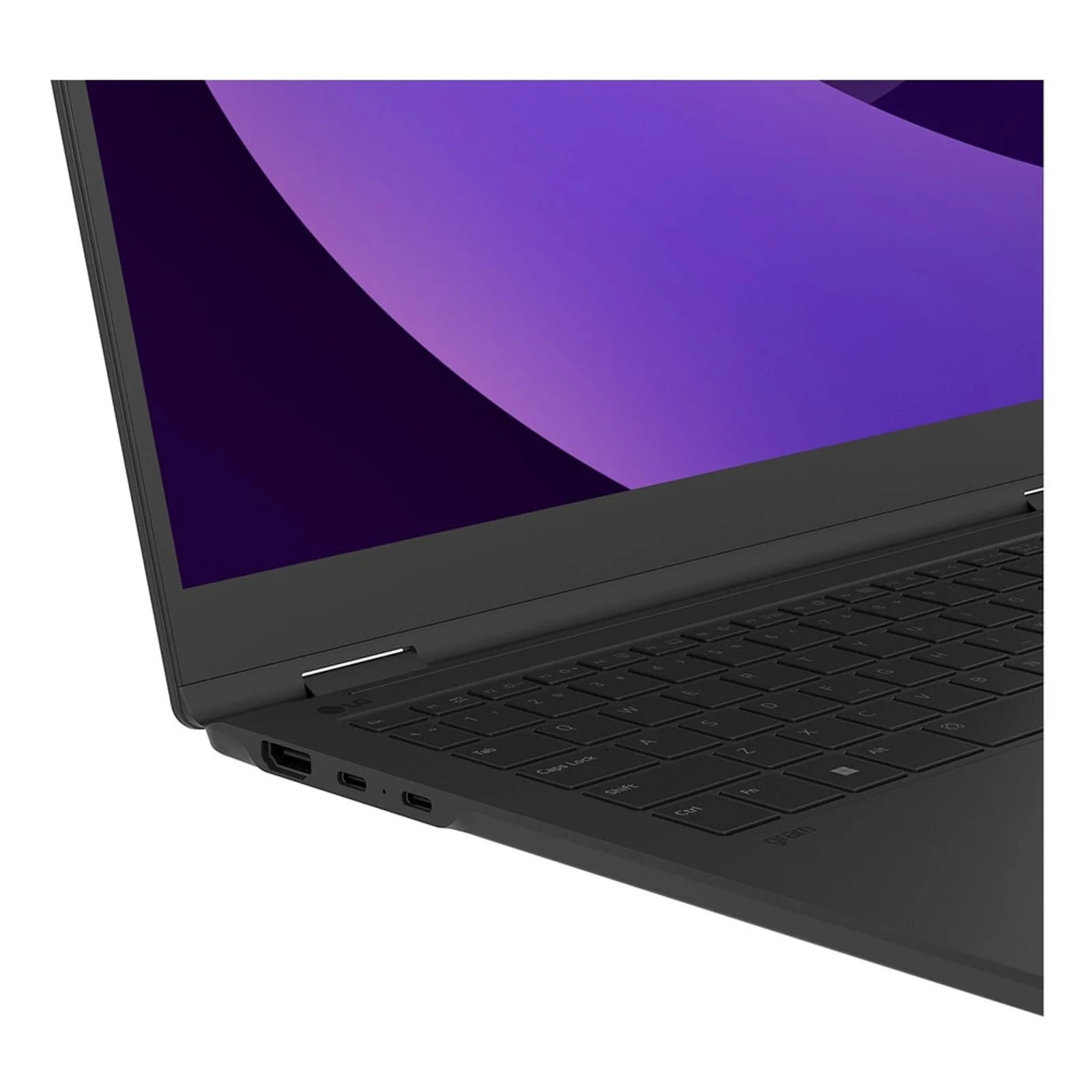 LG Gram Pro 16TB90TP Intel Core Ultra 7 255H Hybride (2-en-1) 40,6 cm (16") Écran tactile WQXGA+ 16 Go LPDDR5x-SDRAM 1 To SSD Wi-Fi 7 (802.11be) Windows 11 Pro Allemand Noir