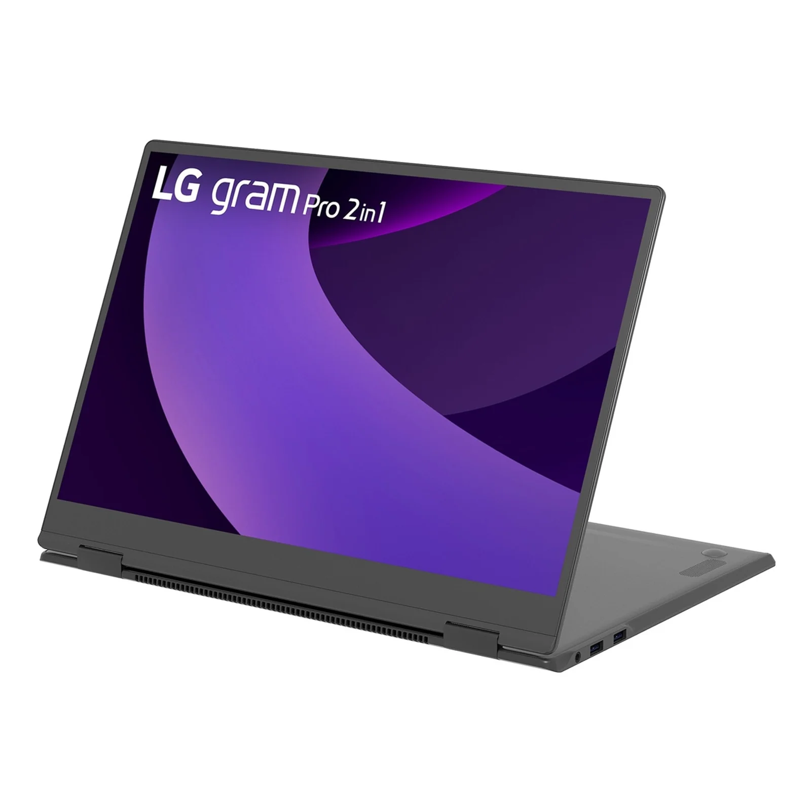 LG Gram Pro 16TB90TP Intel Core Ultra 7 255H Hybride (2-en-1) 40,6 cm (16") Écran tactile WQXGA+ 16 Go LPDDR5x-SDRAM 1 To SSD Wi-Fi 7 (802.11be) Windows 11 Pro Allemand Noir