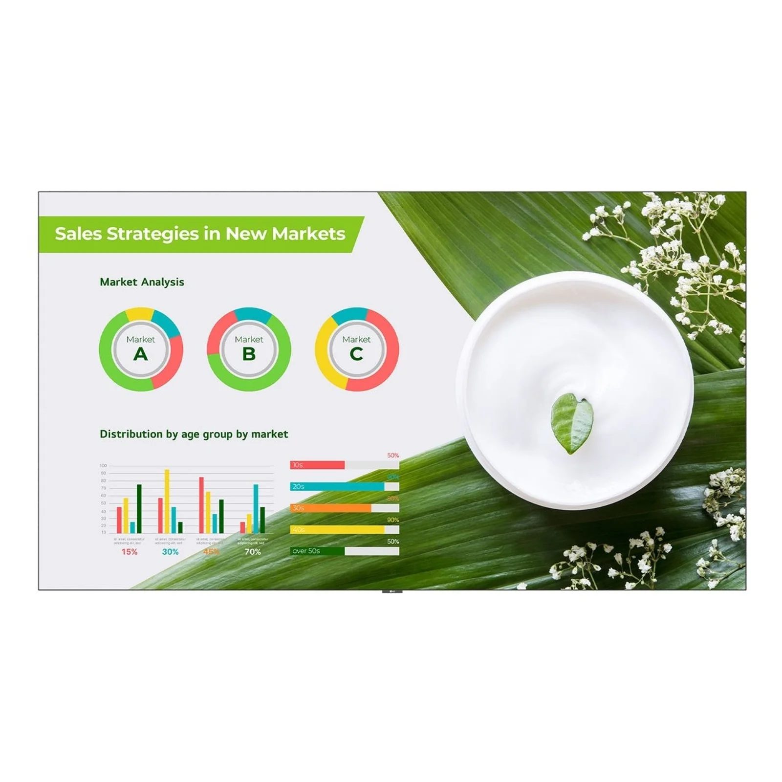 LAPA163-GF Écran d'affichage dynamique Écran plat de signalisation numérique 4,14 m (163") LED Wifi 500 cd/m² Full HD Noir Intégré dans le processeur WebOS
