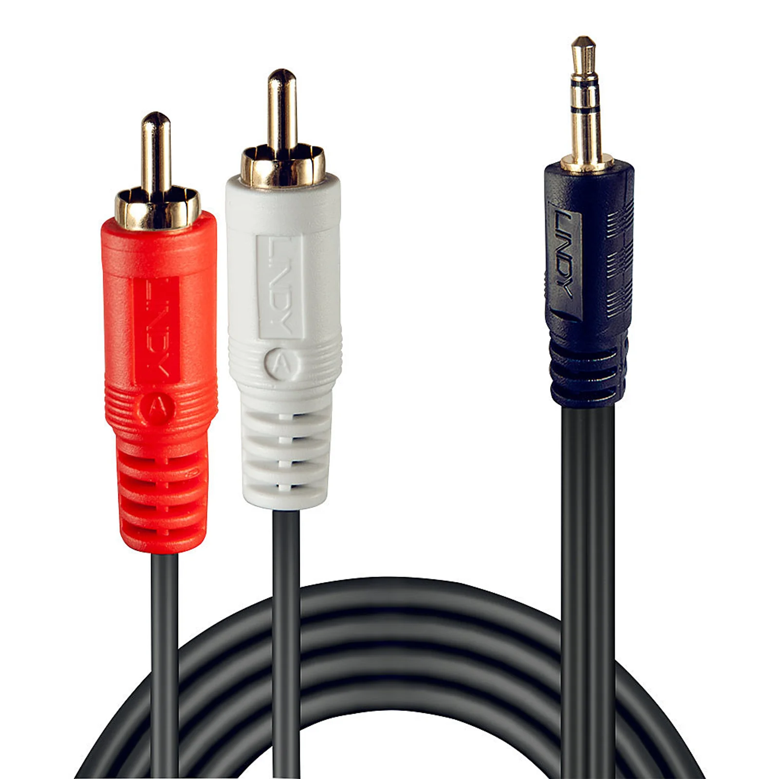Lindy 35687 câble audio 20 m 2 x RCA 3,5mm Noir