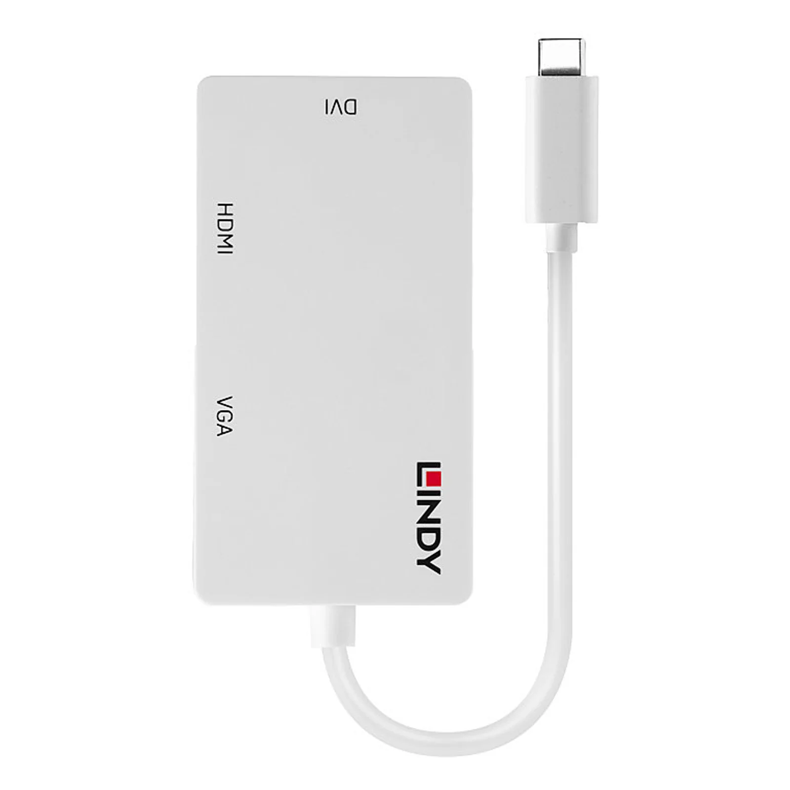 Lindy 43273 adaptateur graphique USB 3840 x 2160 pixels Blanc