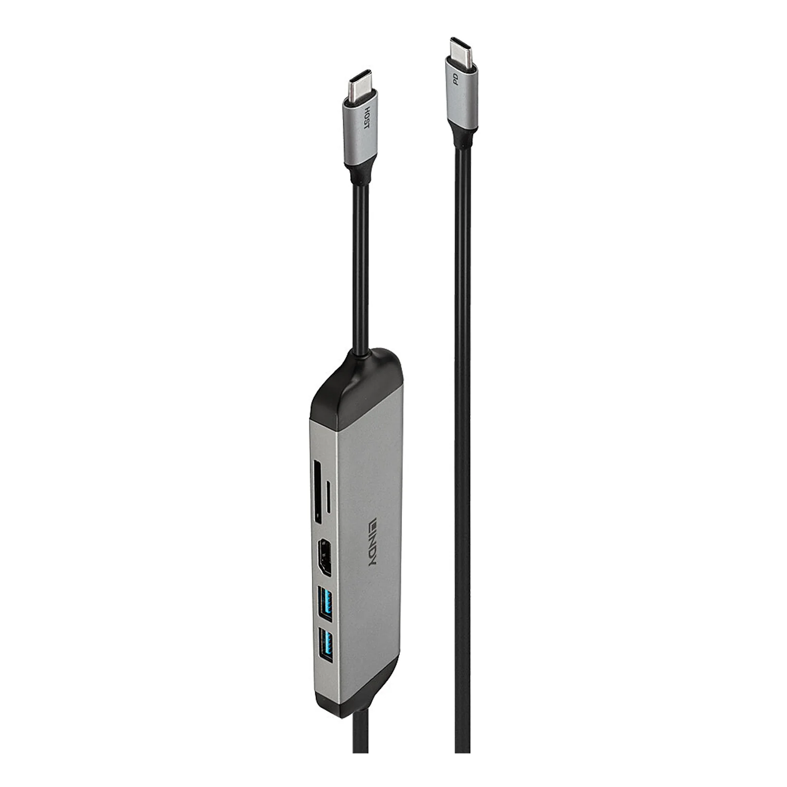 43326 station d'accueil Avec fil USB 3.2 Gen 1 (3.1 Gen 1) Type-C Noir, Gris