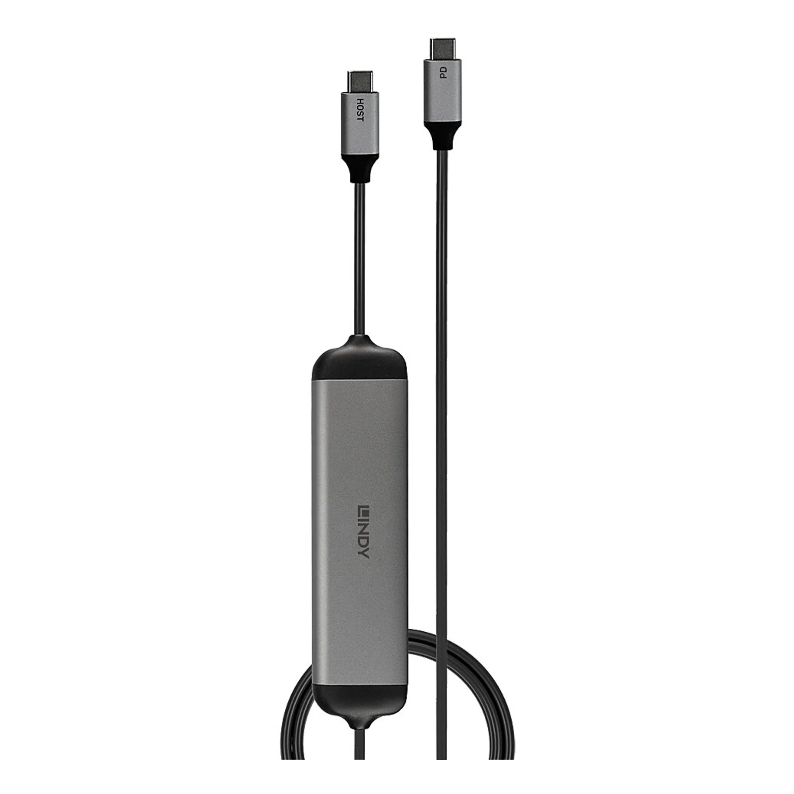 Lindy 43326 station d'accueil Avec fil USB 3.2 Gen 1 (3.1 Gen 1) Type-C Noir, Gris