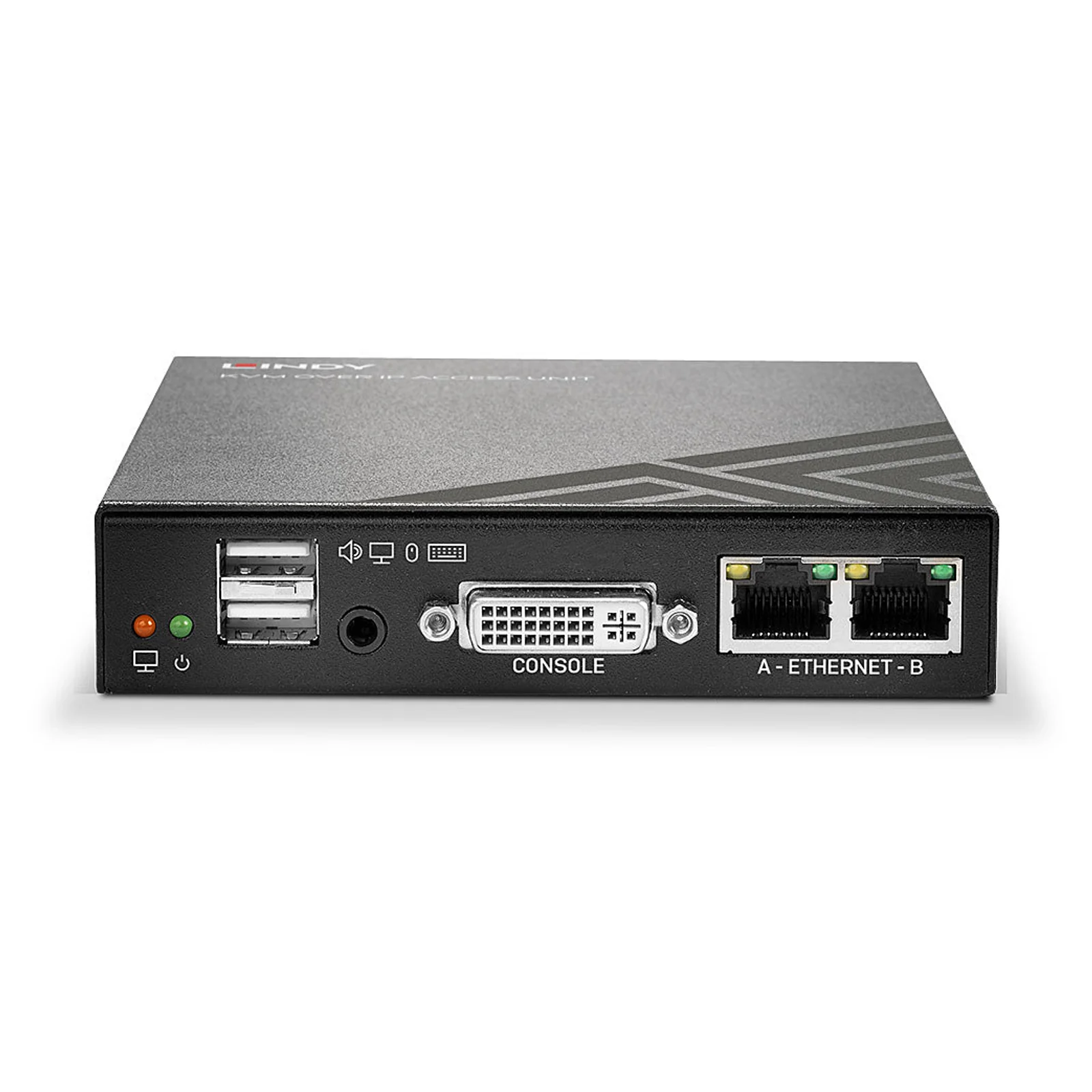 Lindy Accès IP KVM via IP DVI-I, USB & PS/2
