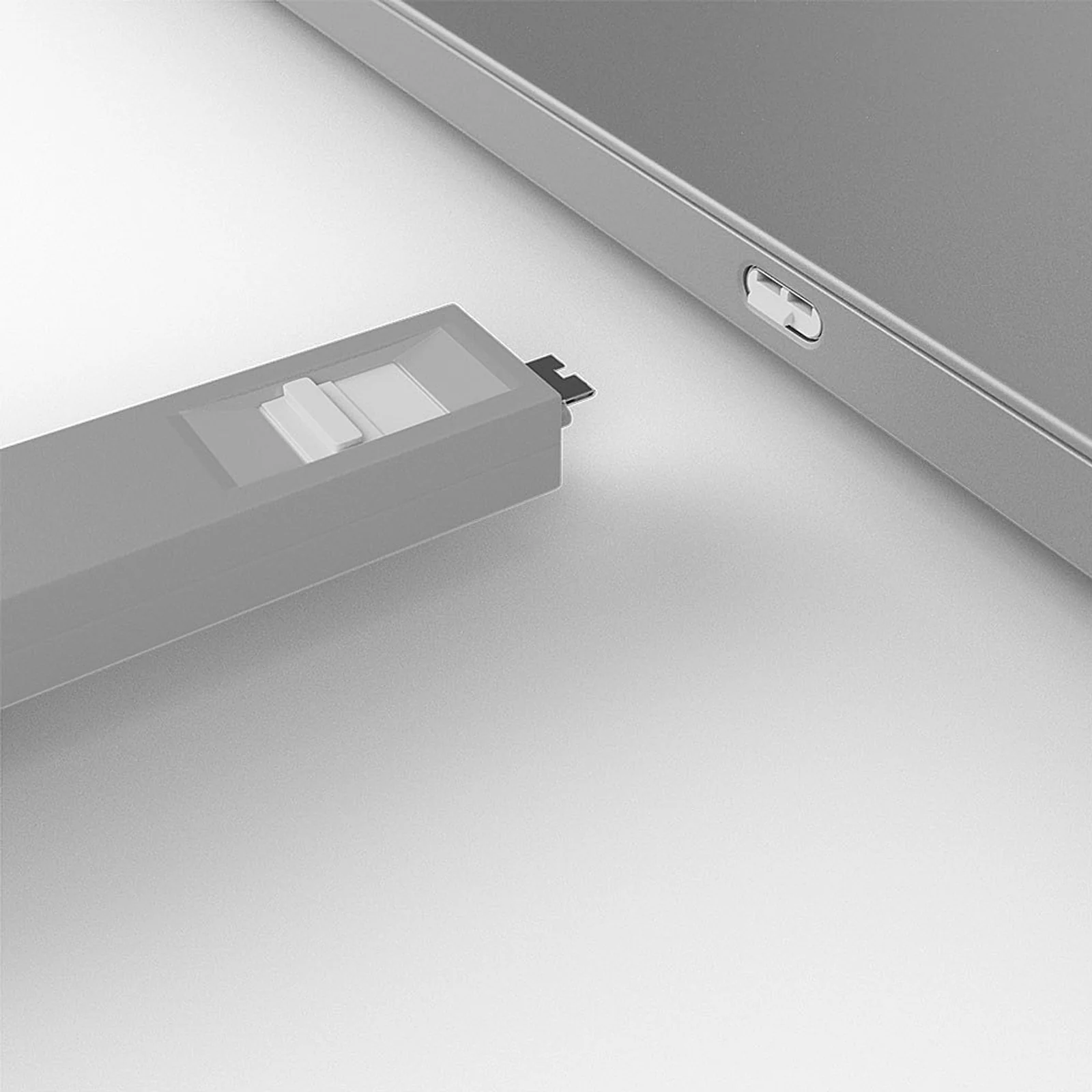 Lindy Bloqueur de port USB C, 4 pièces + clé, Blanc