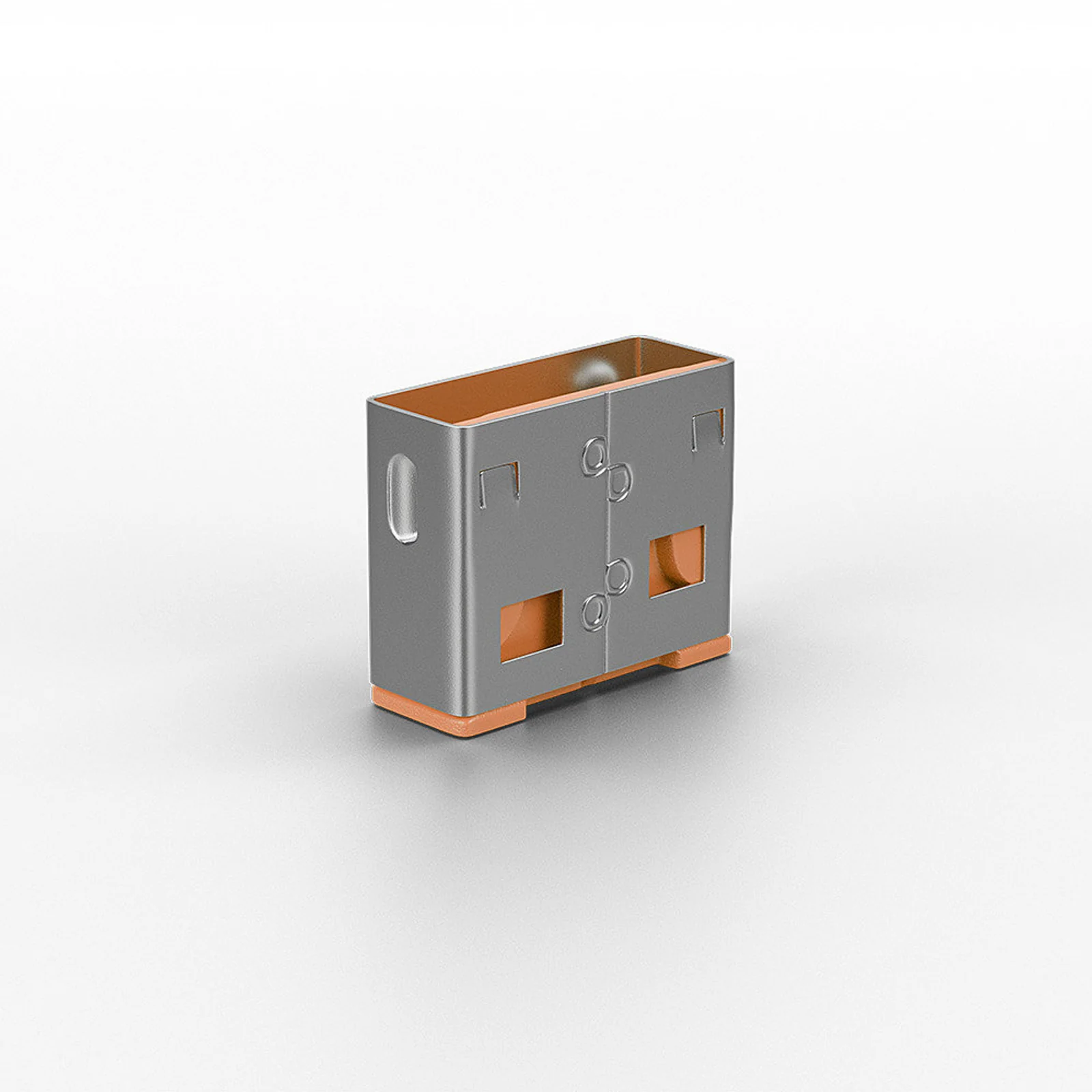 Lindy Bloqueurs de port USB A, 10 pièces, Orange