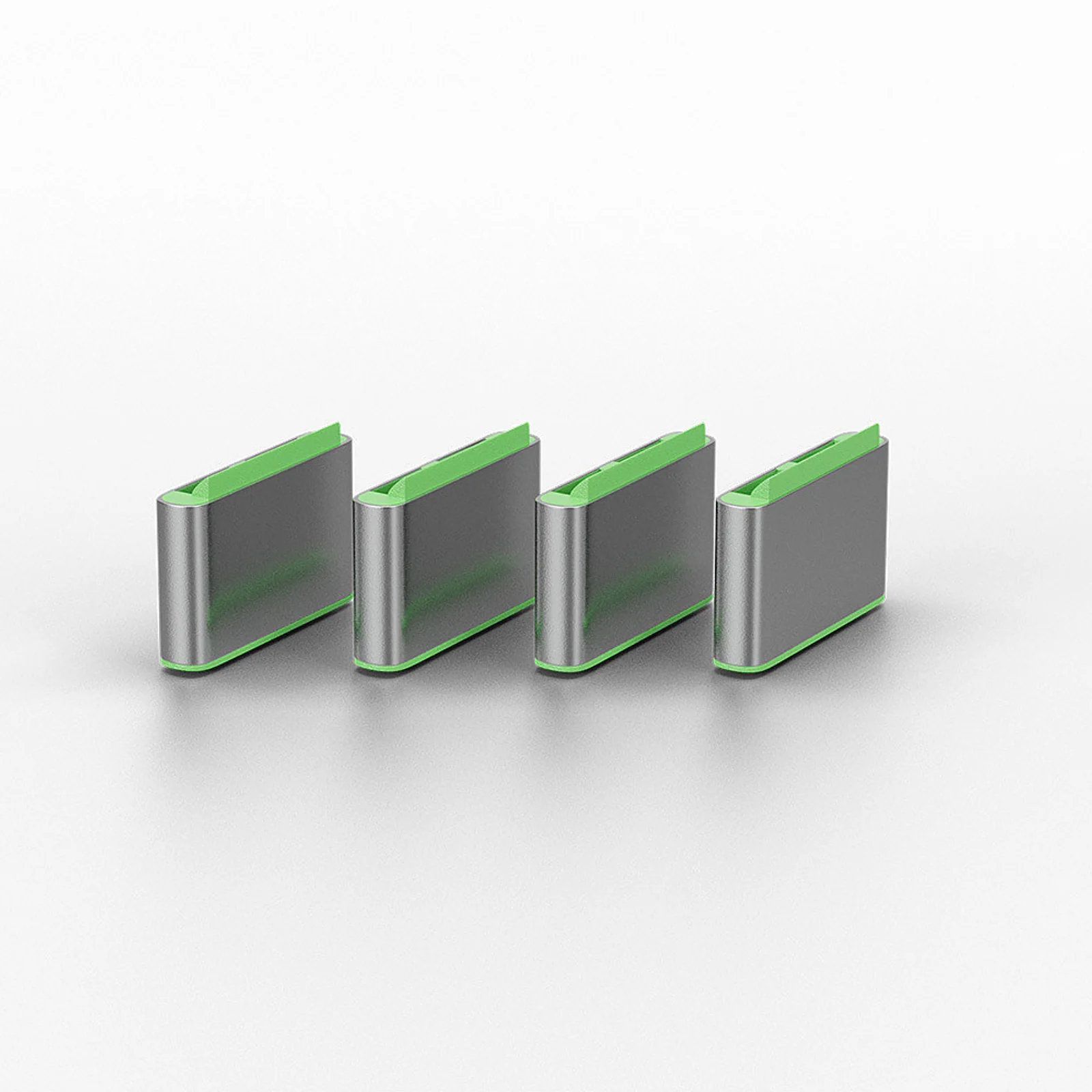 Lindy Bloqueurs de port USB C, Vert, 10 pièces