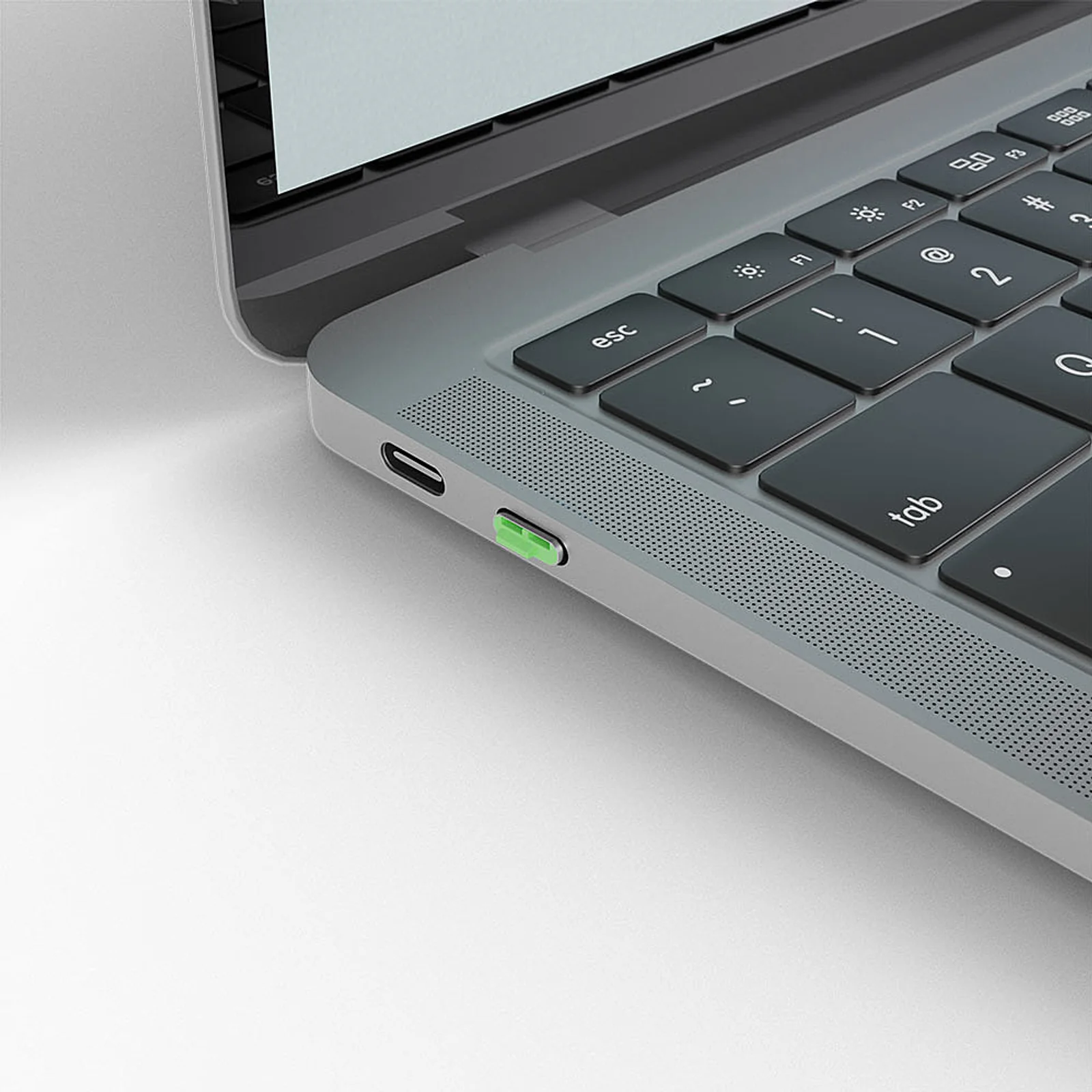 Lindy Bloqueurs de port USB C, Vert, 10 pièces