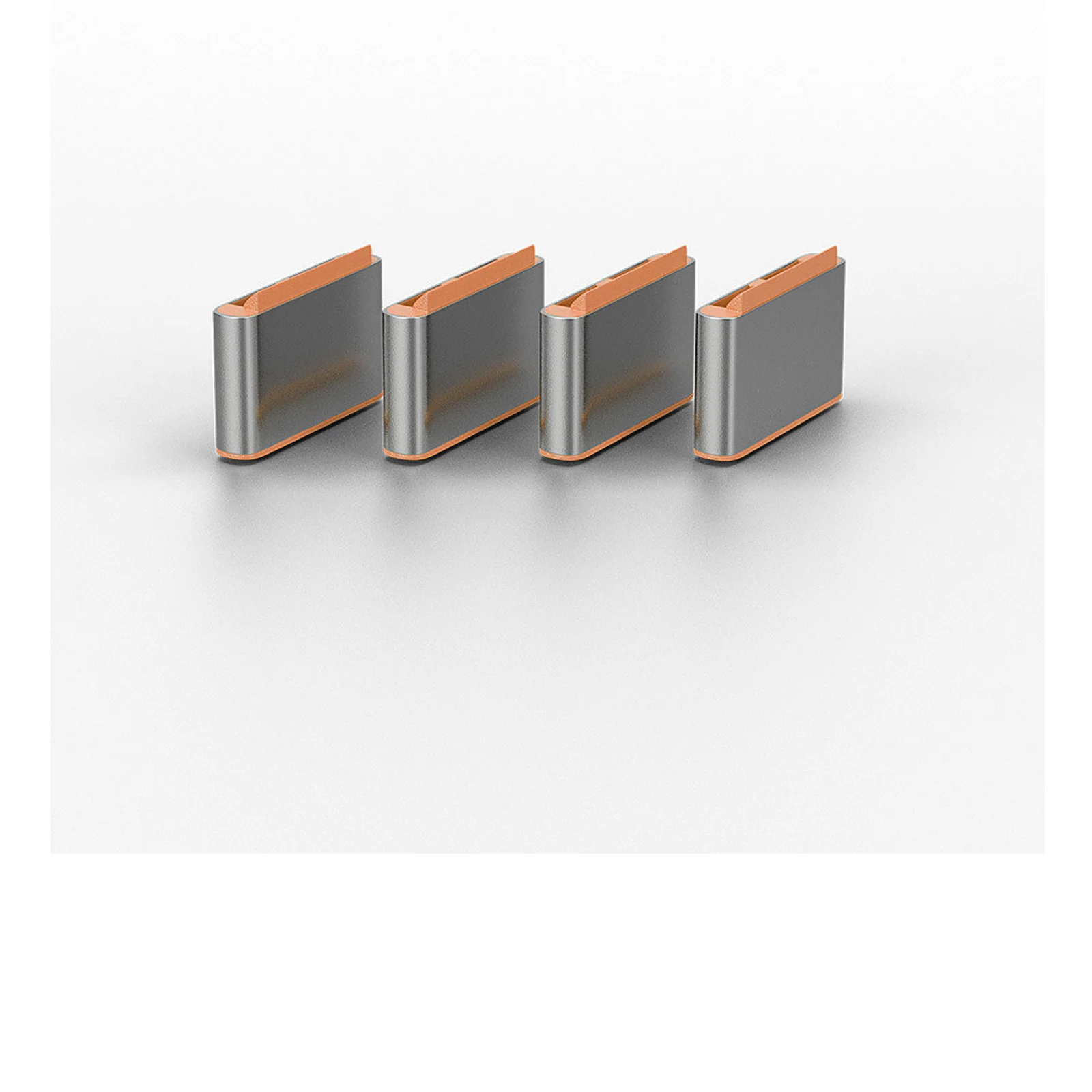 Lindy Bloqueurs de port USB Type C, orange, 10 pièces